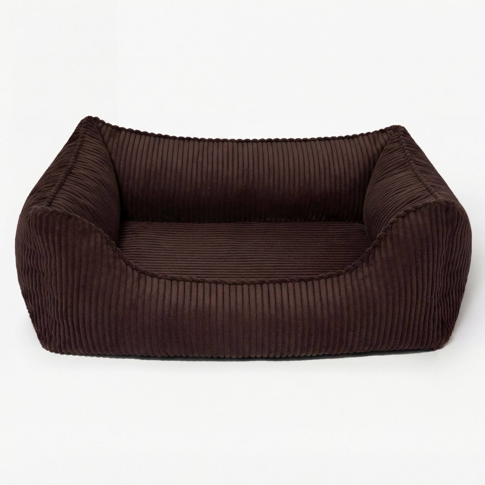 Dog Bed ANTON Cord Brown