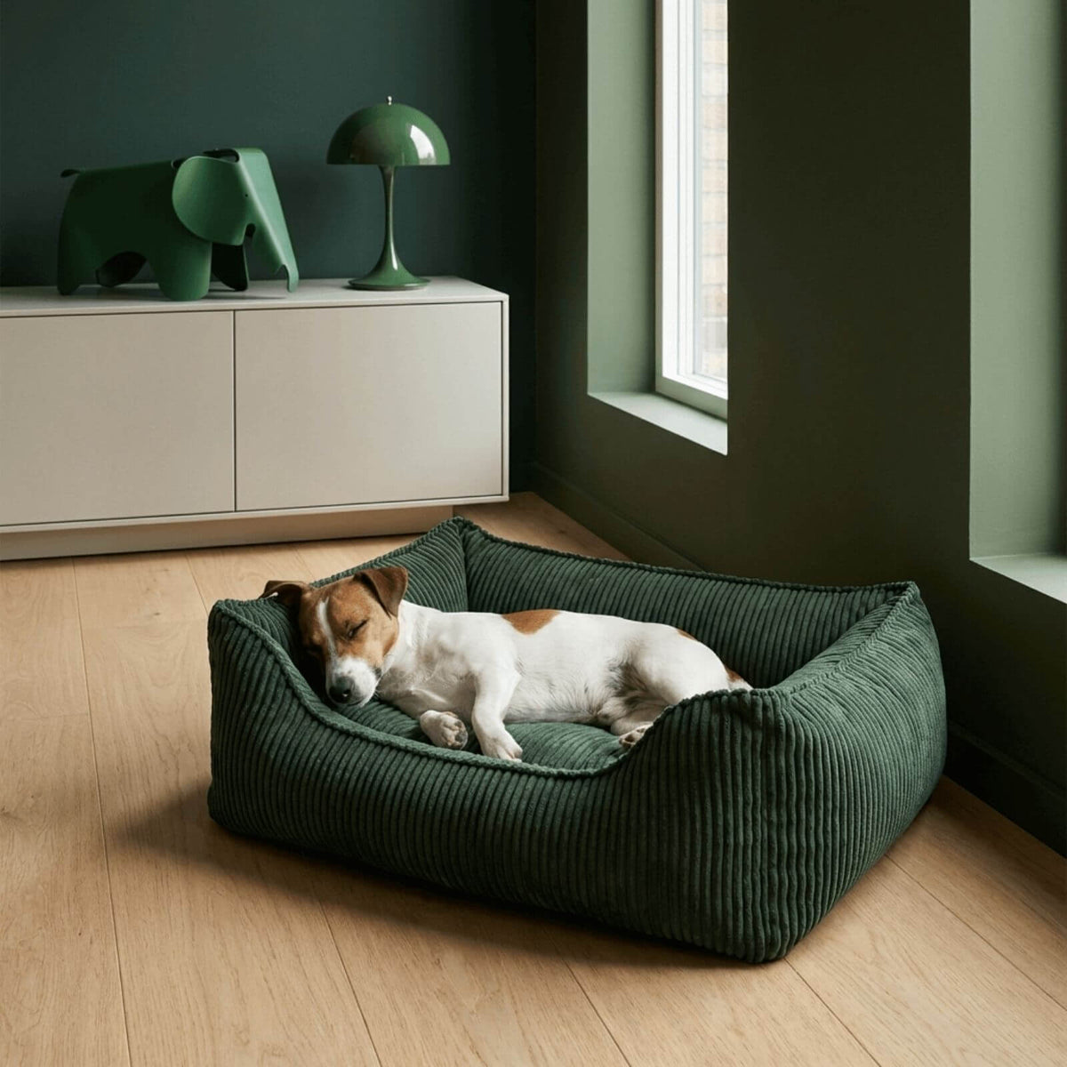 Lit pour chien ANTON Cord Olive