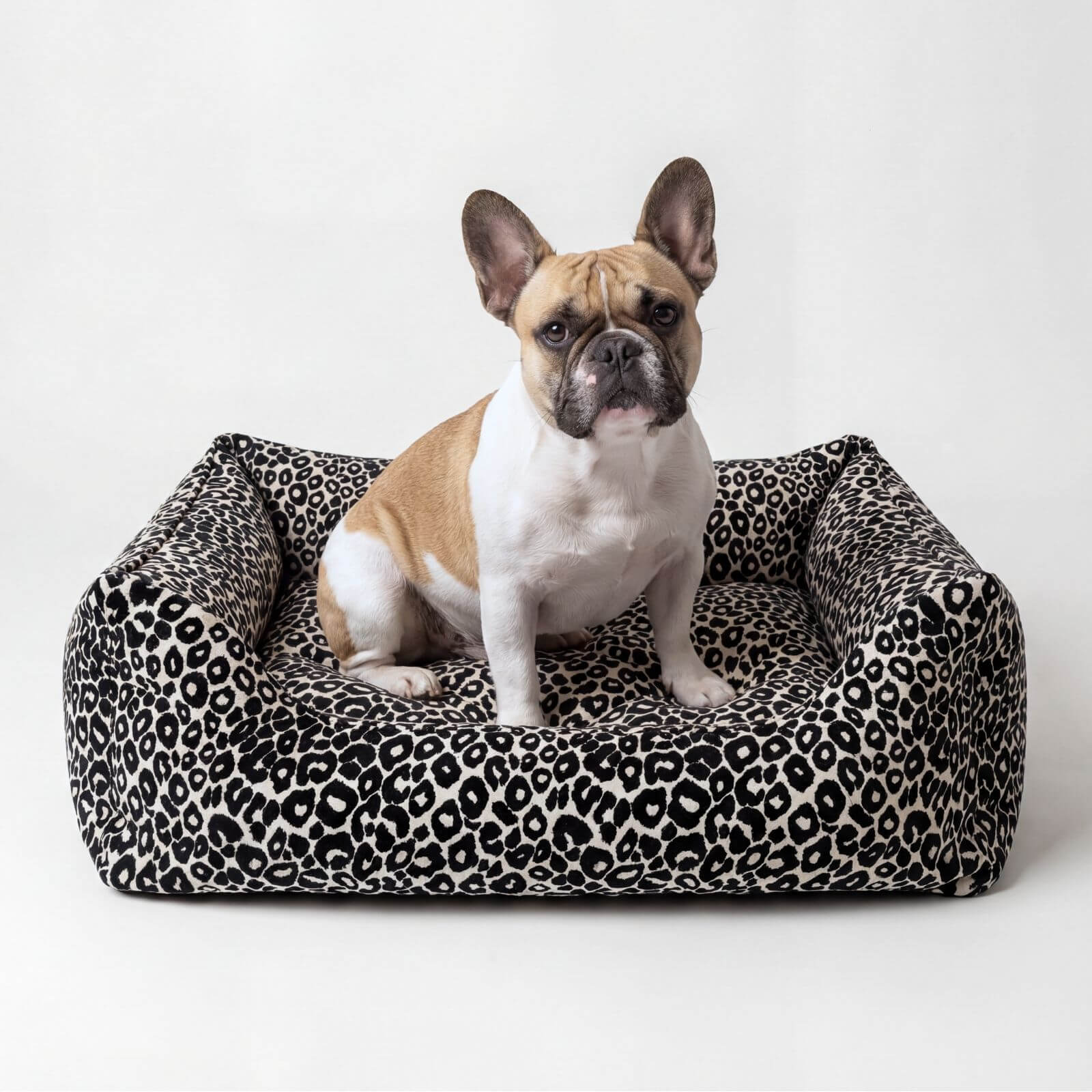 Hundebett LEONIE Beige Schwarz