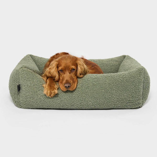 Hundebett SVEN Teddy Olive