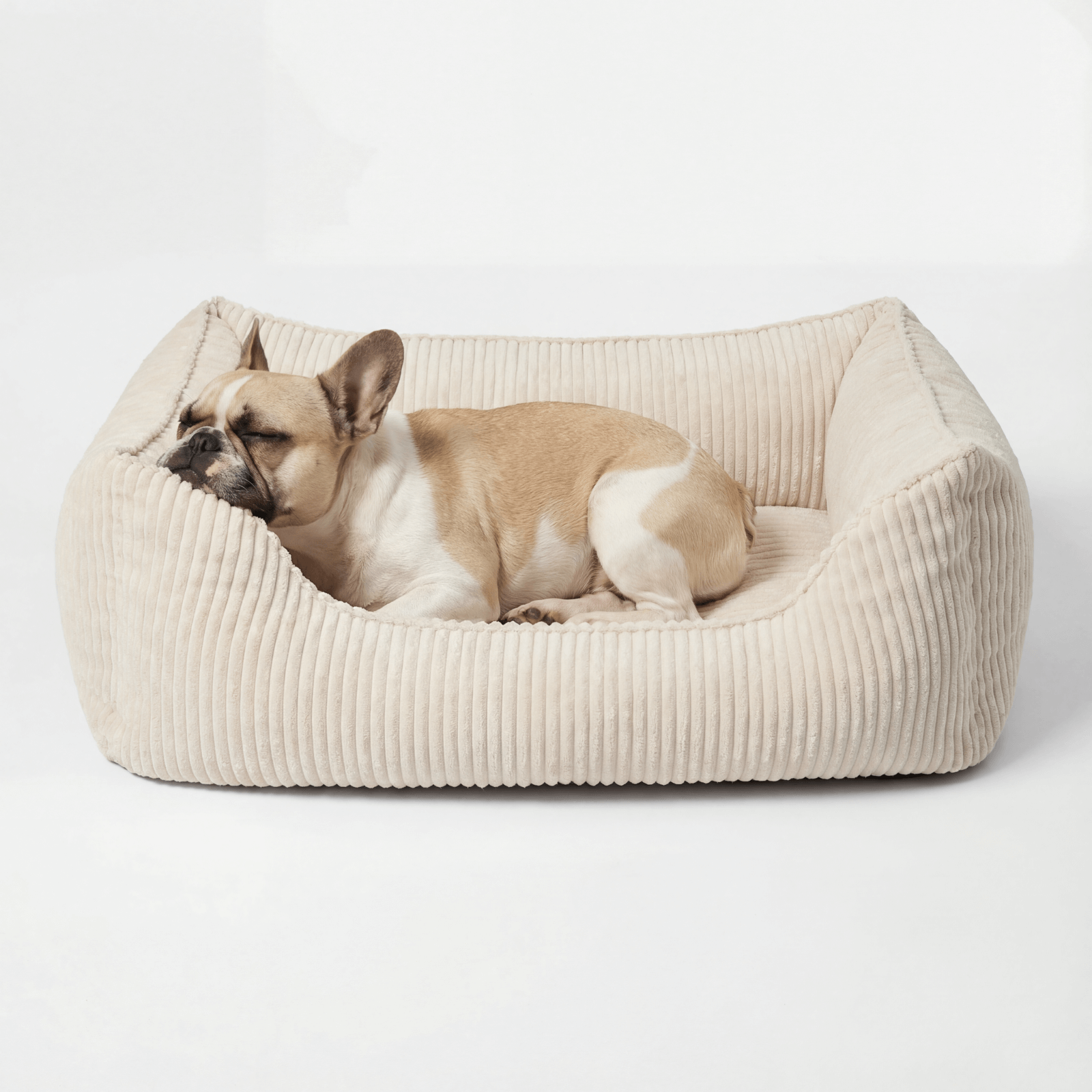 Hundebett ANTON Cord Beige - paw-wow