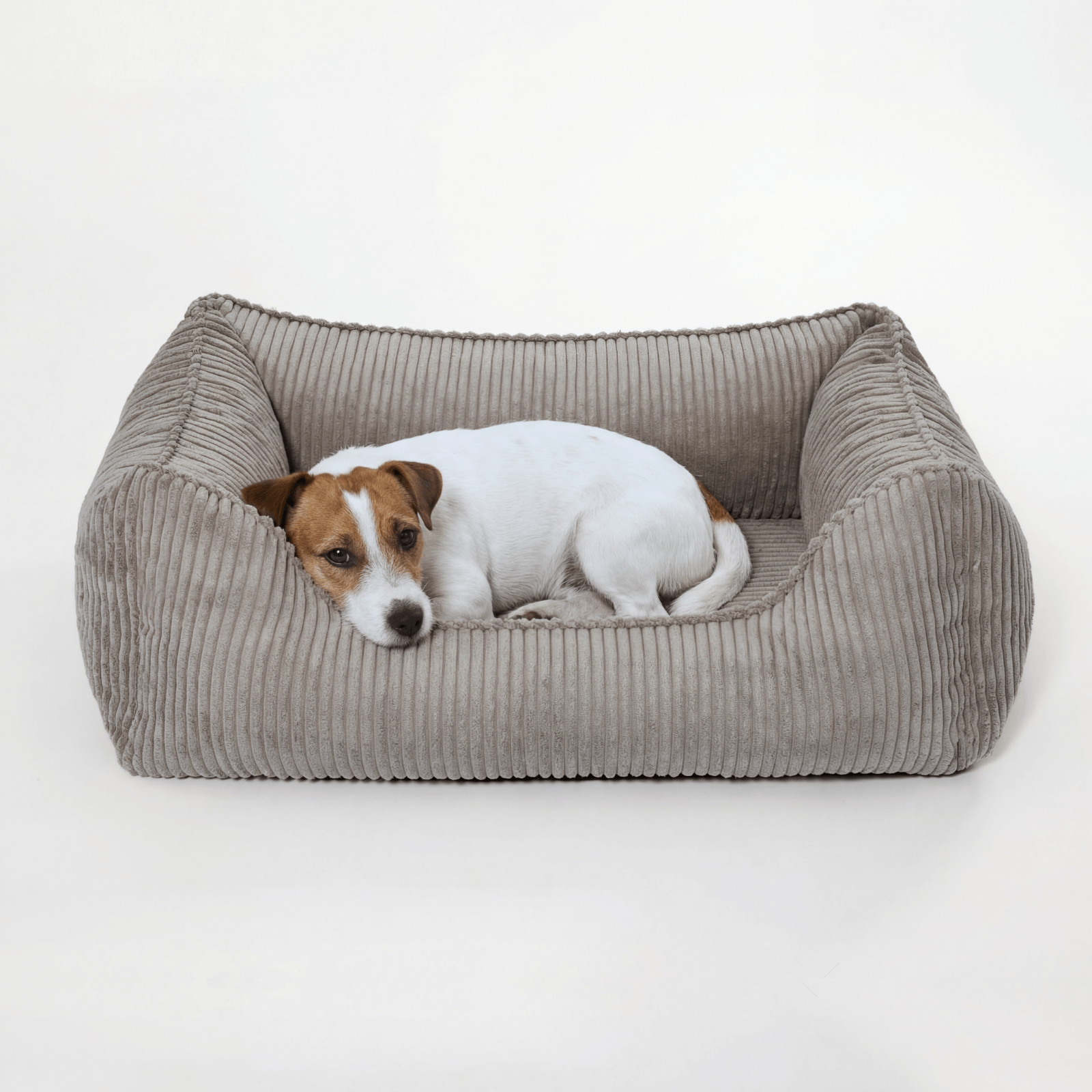Orthopädisches Hundebett ANTON Cord Grau