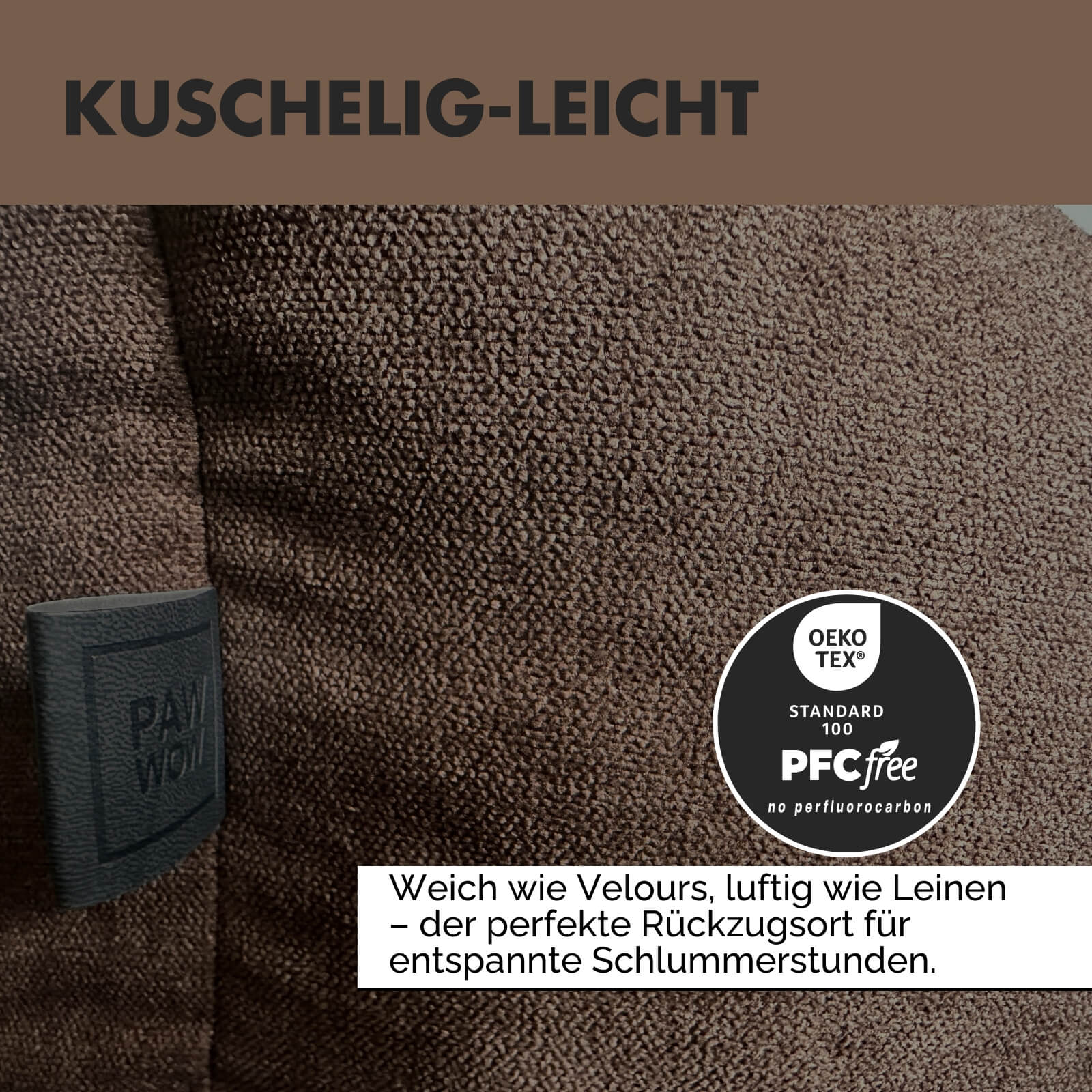 Hundebett EMMA Braun - paw-wow