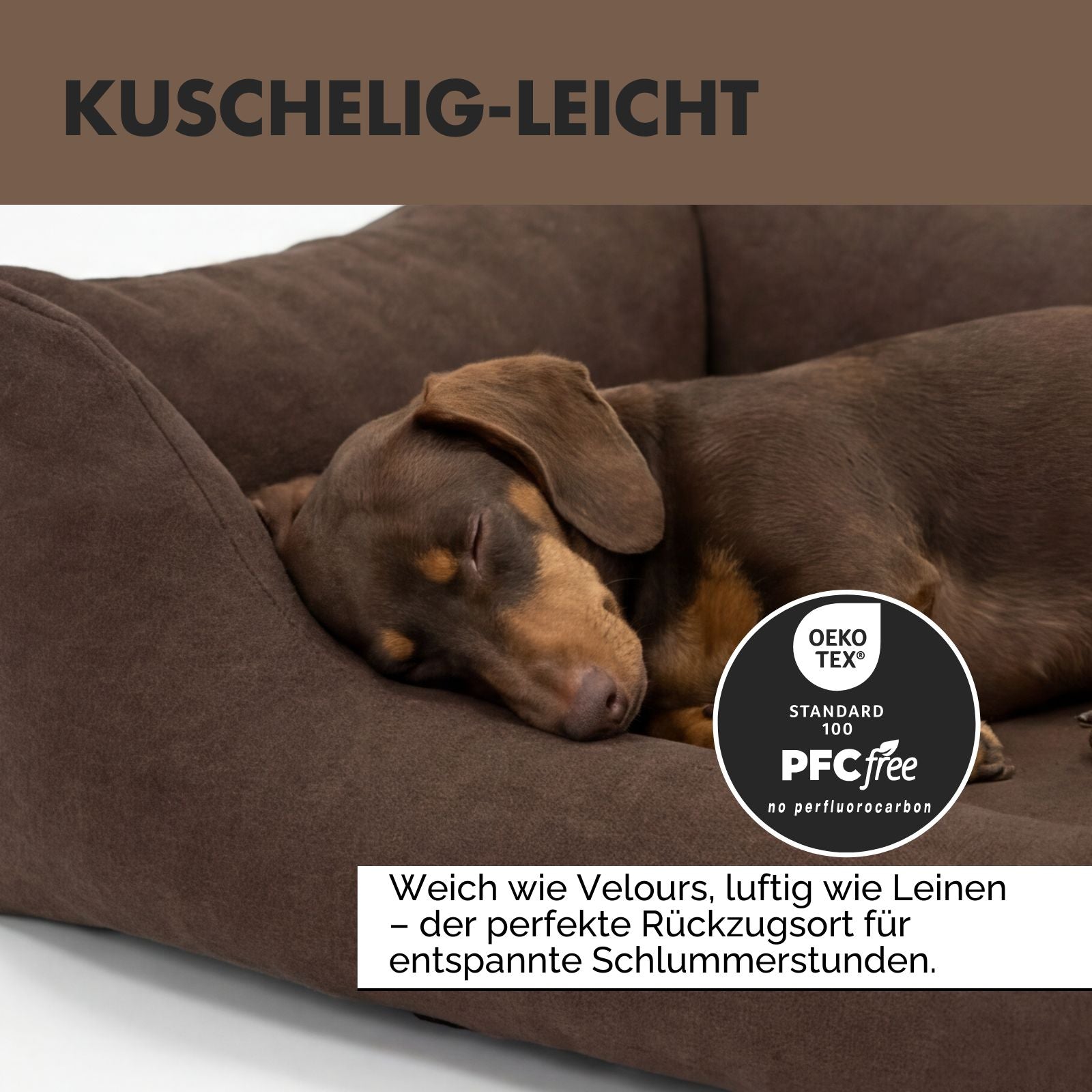 Hundebett EMMA Braun - paw-wow