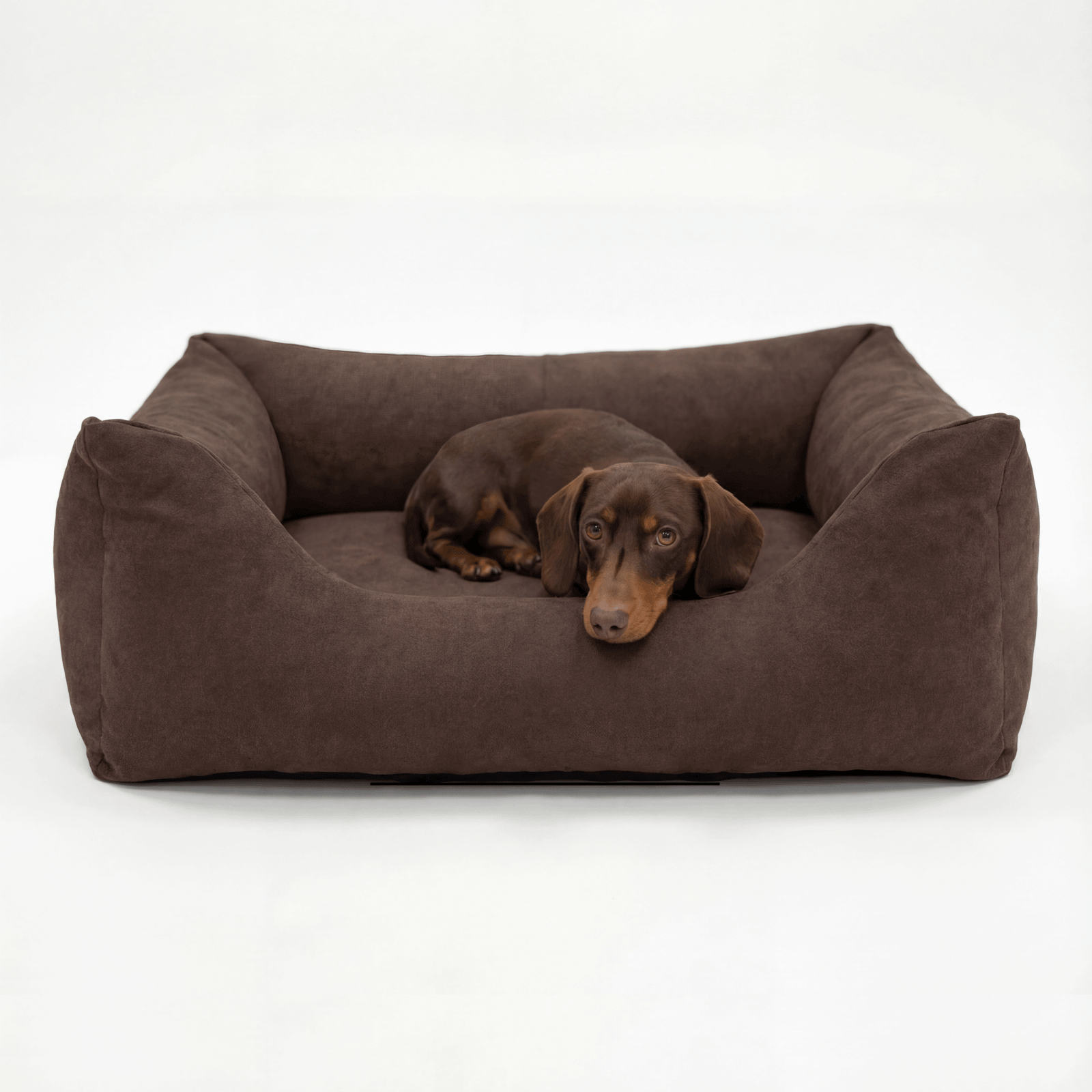 Dog Bed EMMA Velours Olive