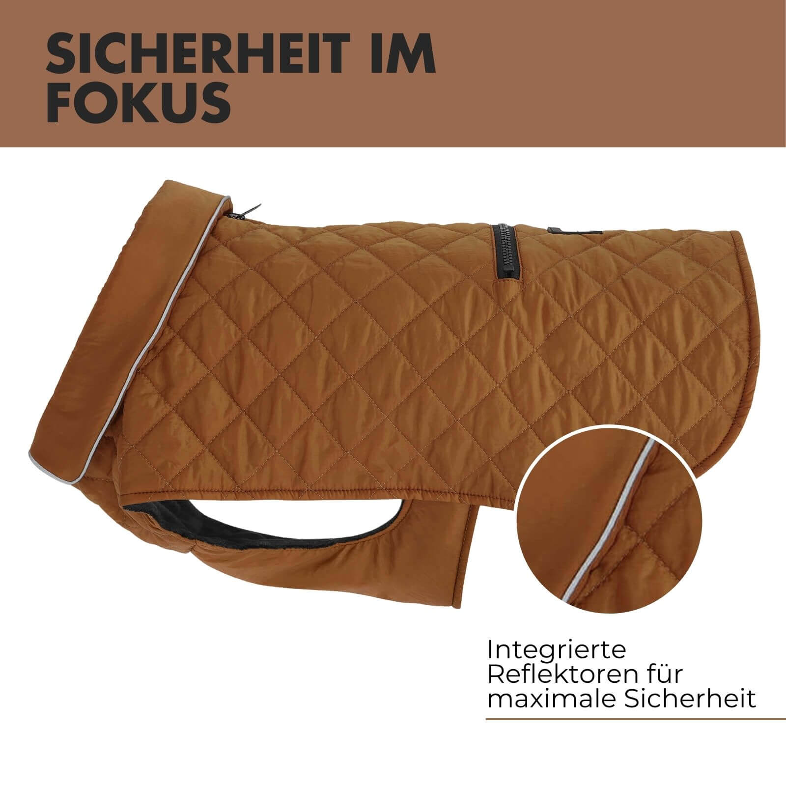 Hundejacke FRITZ Braun - paw-wow