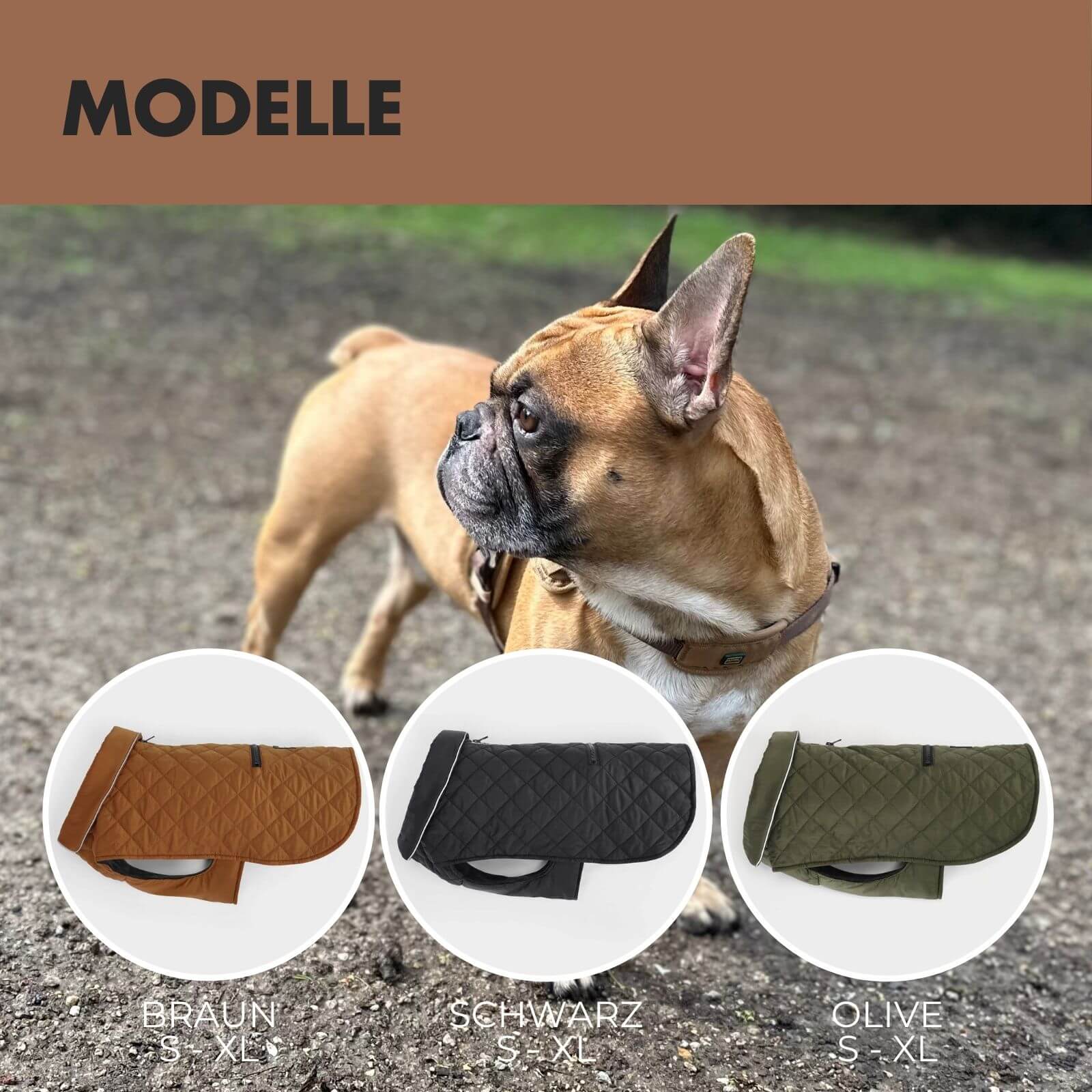 Hundejacke FRITZ Braun - paw-wow