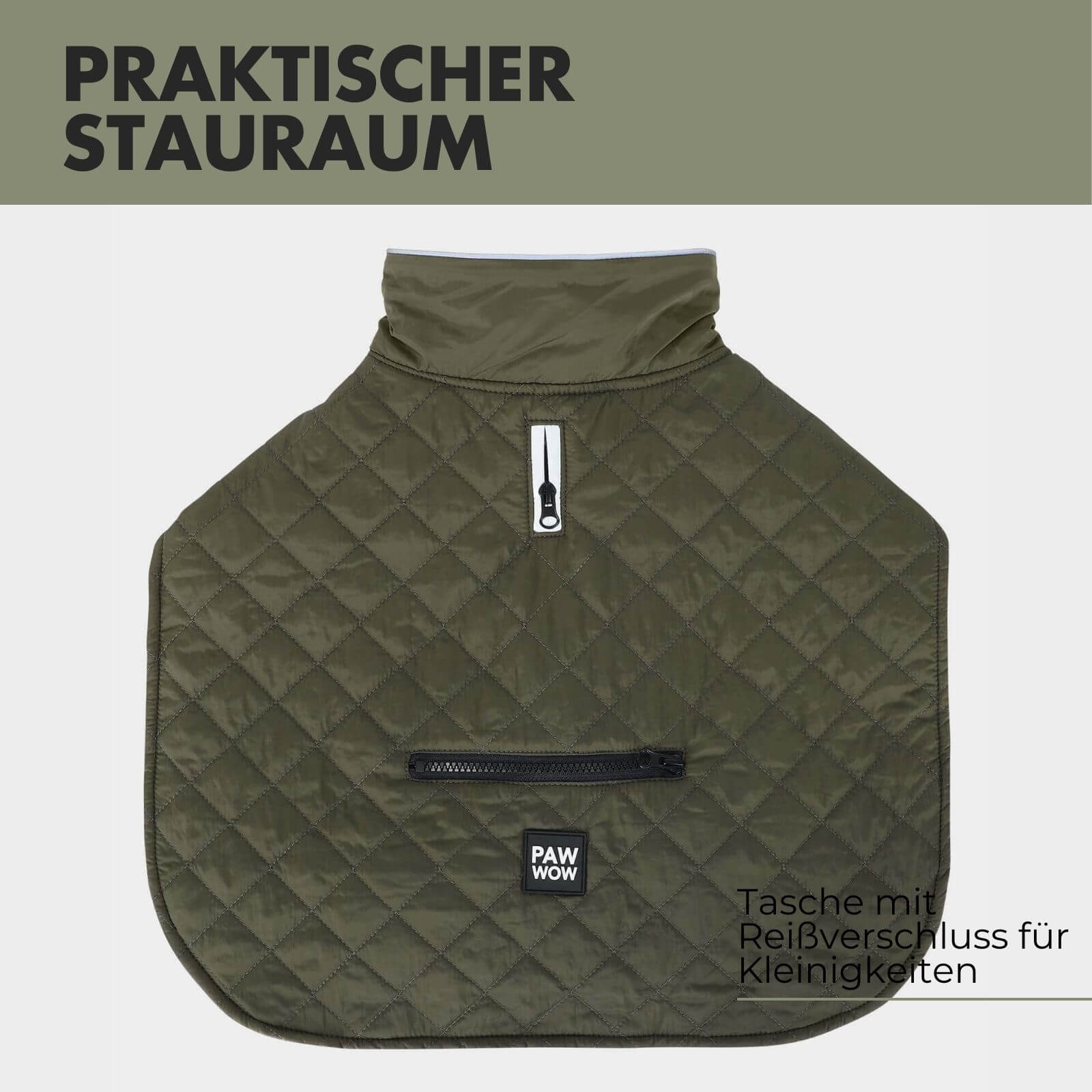 Hundejacke FRITZ Olive - paw-wow