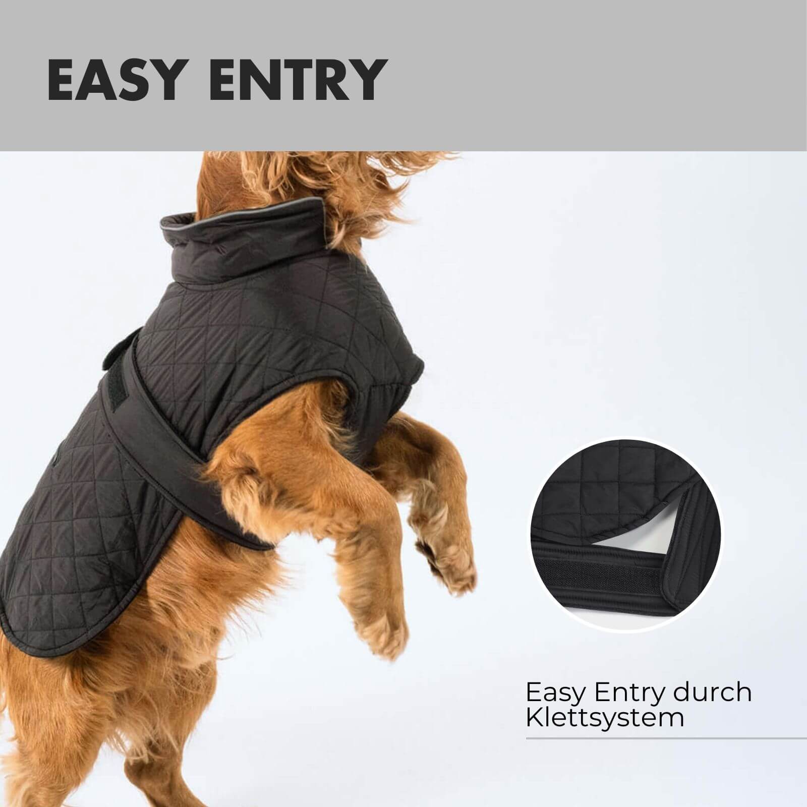 Hundejacke FRITZ Schwarz - paw-wow