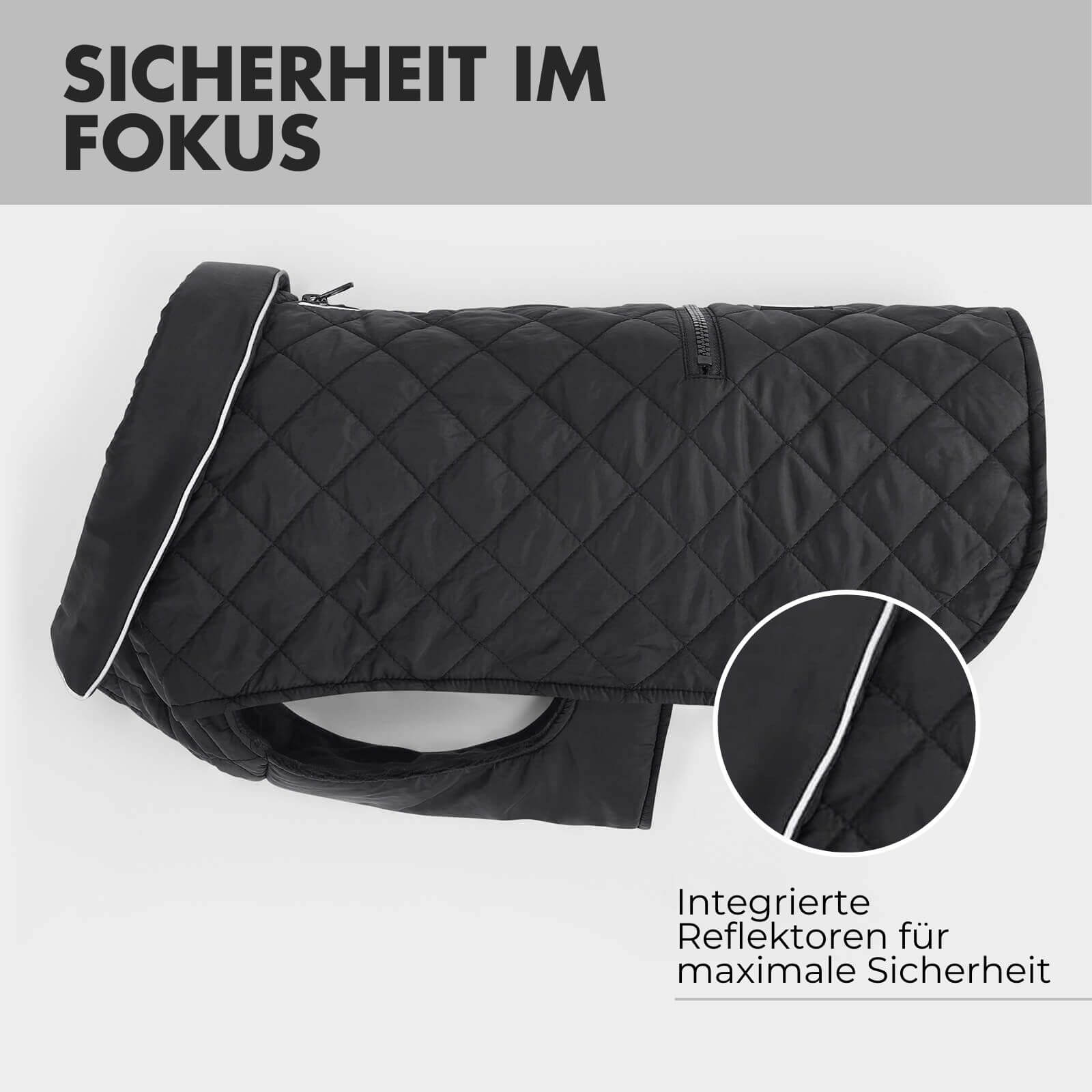 Hundejacke FRITZ Schwarz - paw-wow