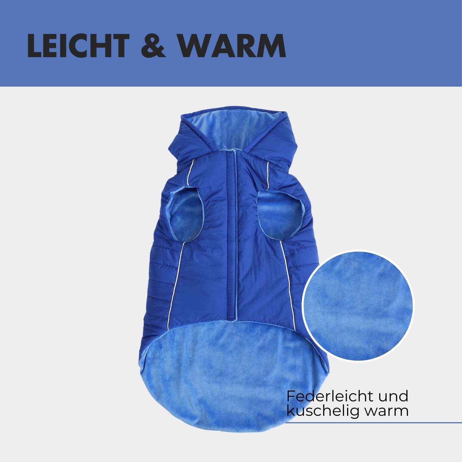 Hundejacke IMMI Blau - paw-wow