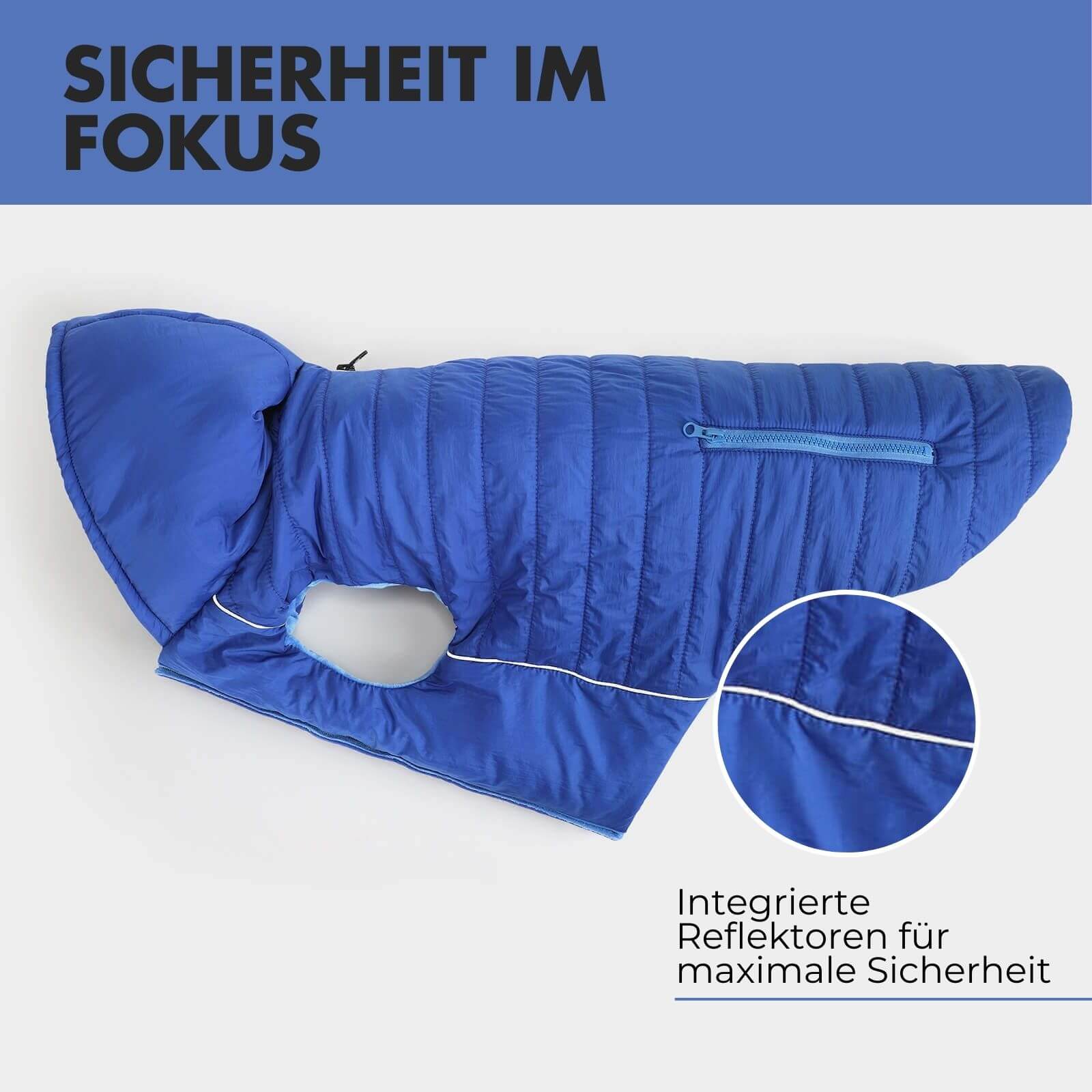 Hundejacke IMMI Blau - paw-wow