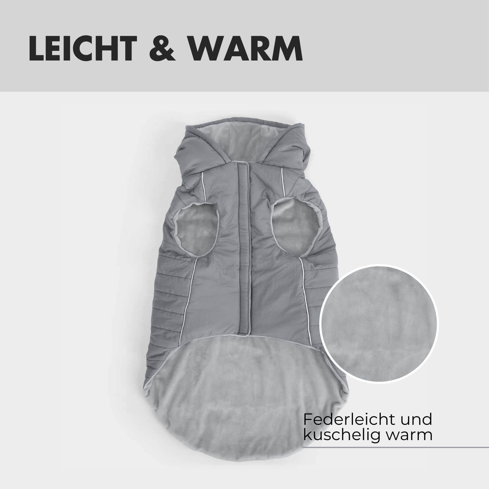 Hundejacke IMMI Grau - paw-wow