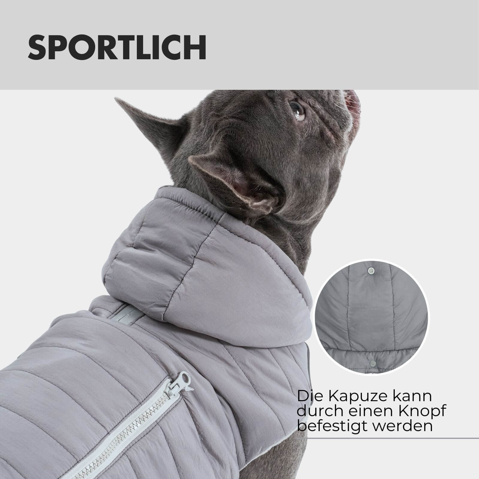 Hundejacke IMMI Grau - paw-wow