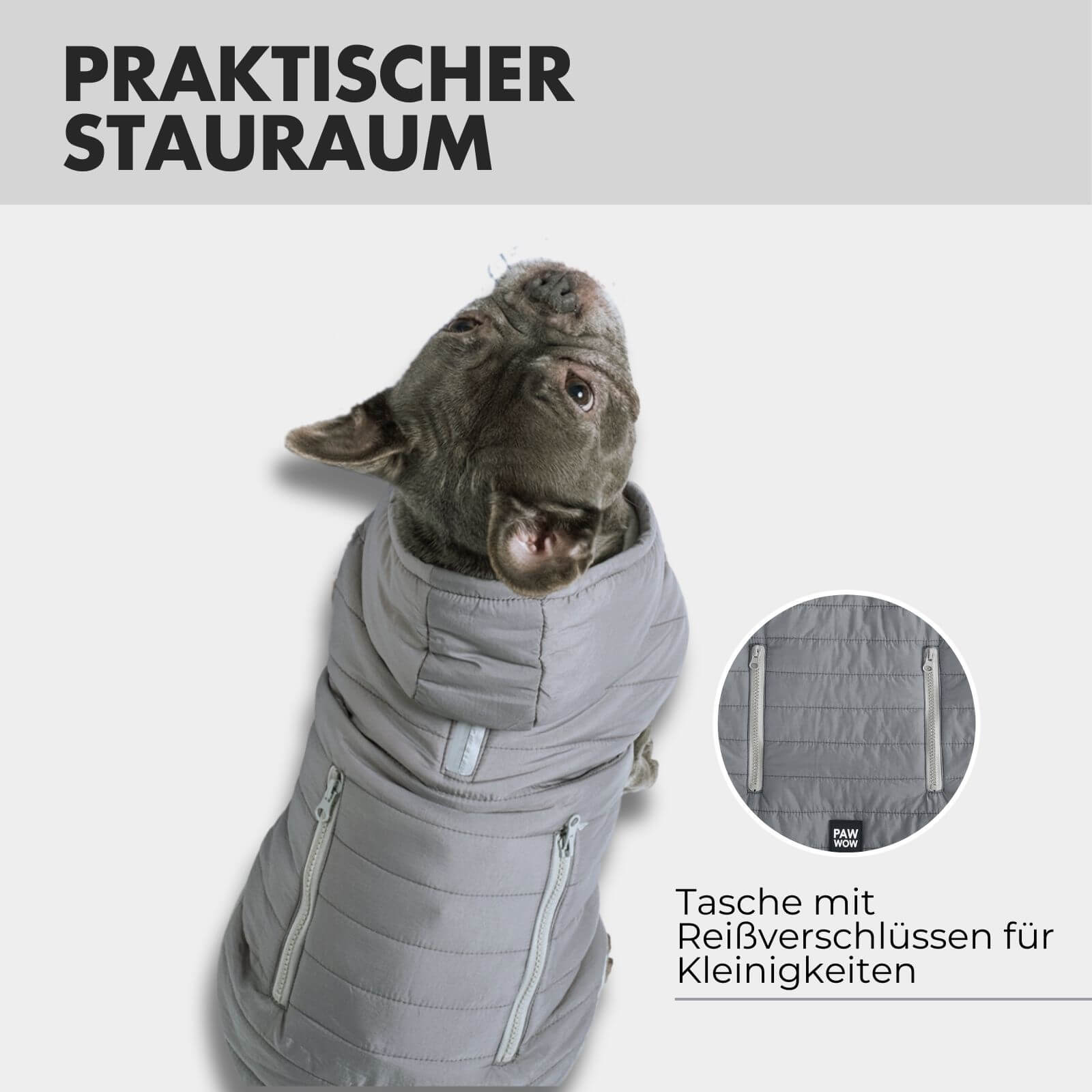 Hundejacke IMMI Grau - paw-wow