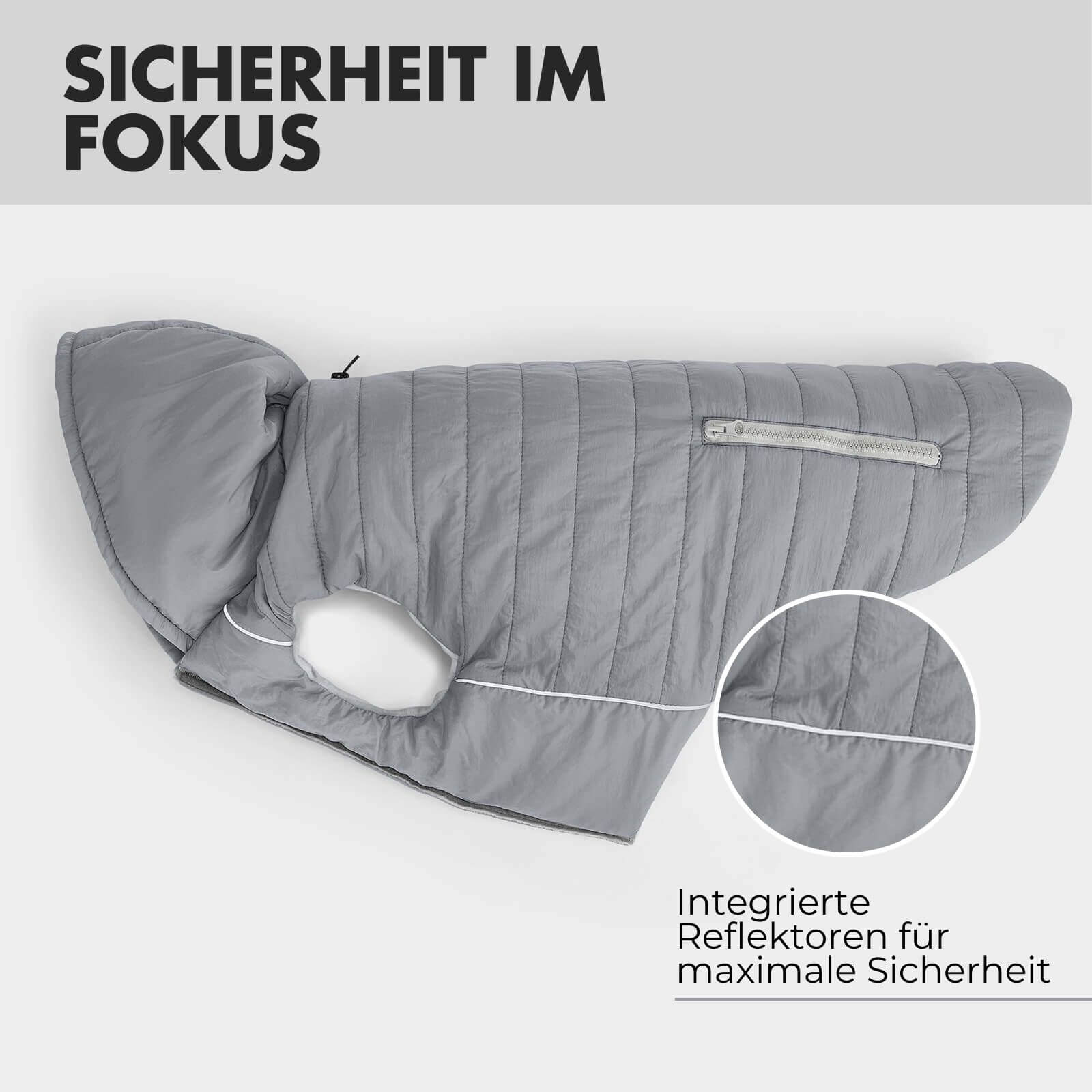 Hundejacke IMMI Grau - paw-wow