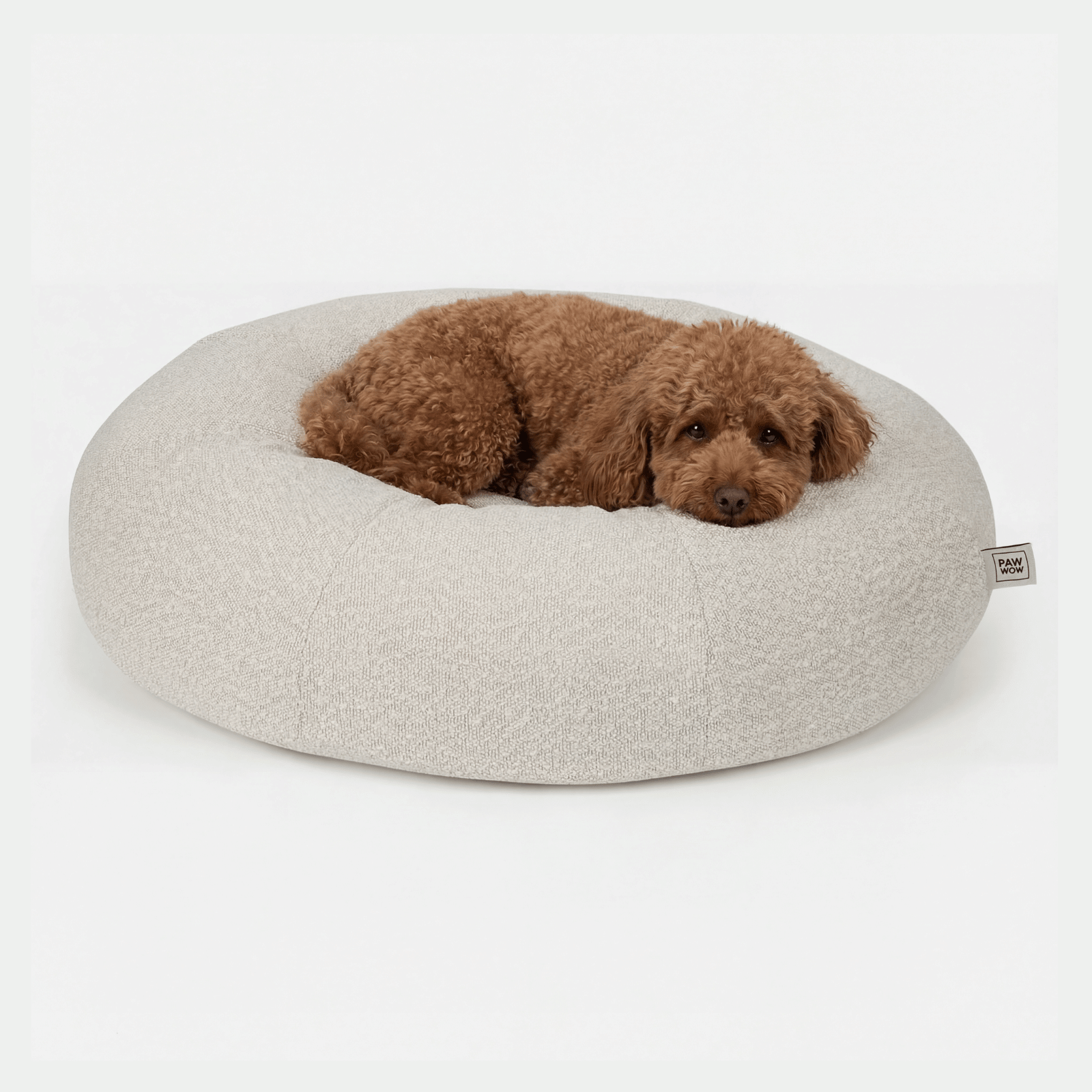 Hundebett LENI Boucl Stoff Beige 80cm kaufen - PAW WOW