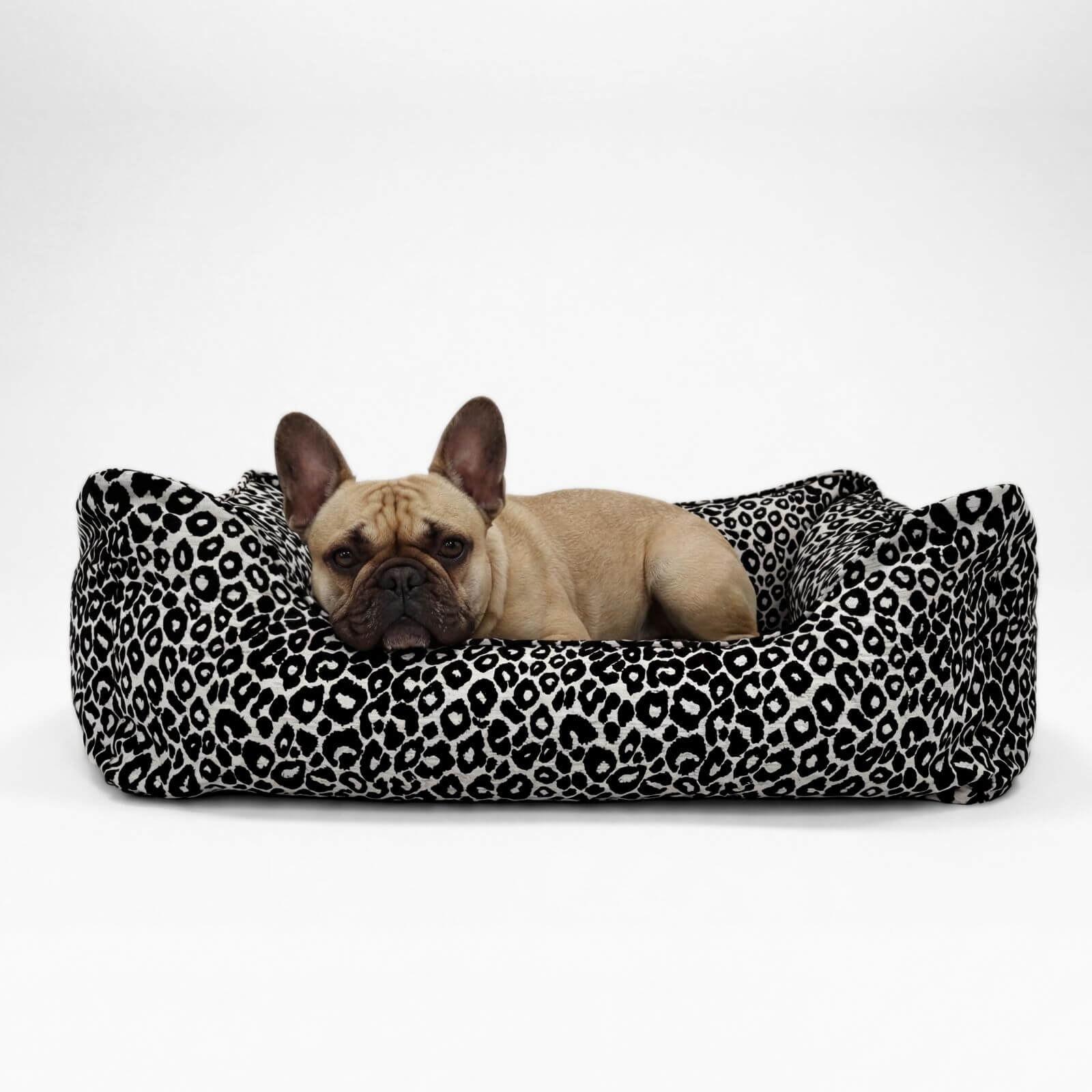 Hundebett LEONIE Beige Schwarz