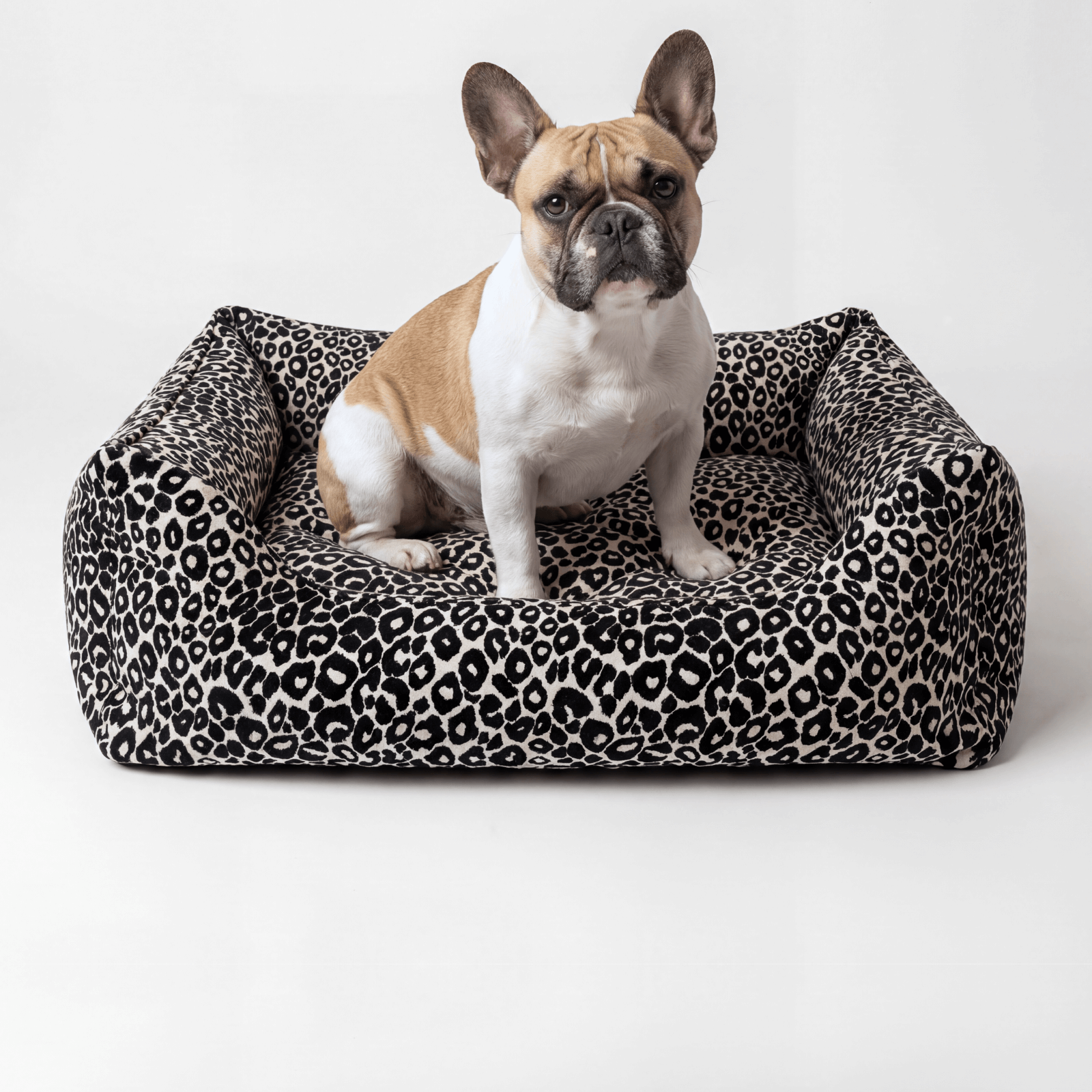Hundebett LEONIE Beige Schwarz