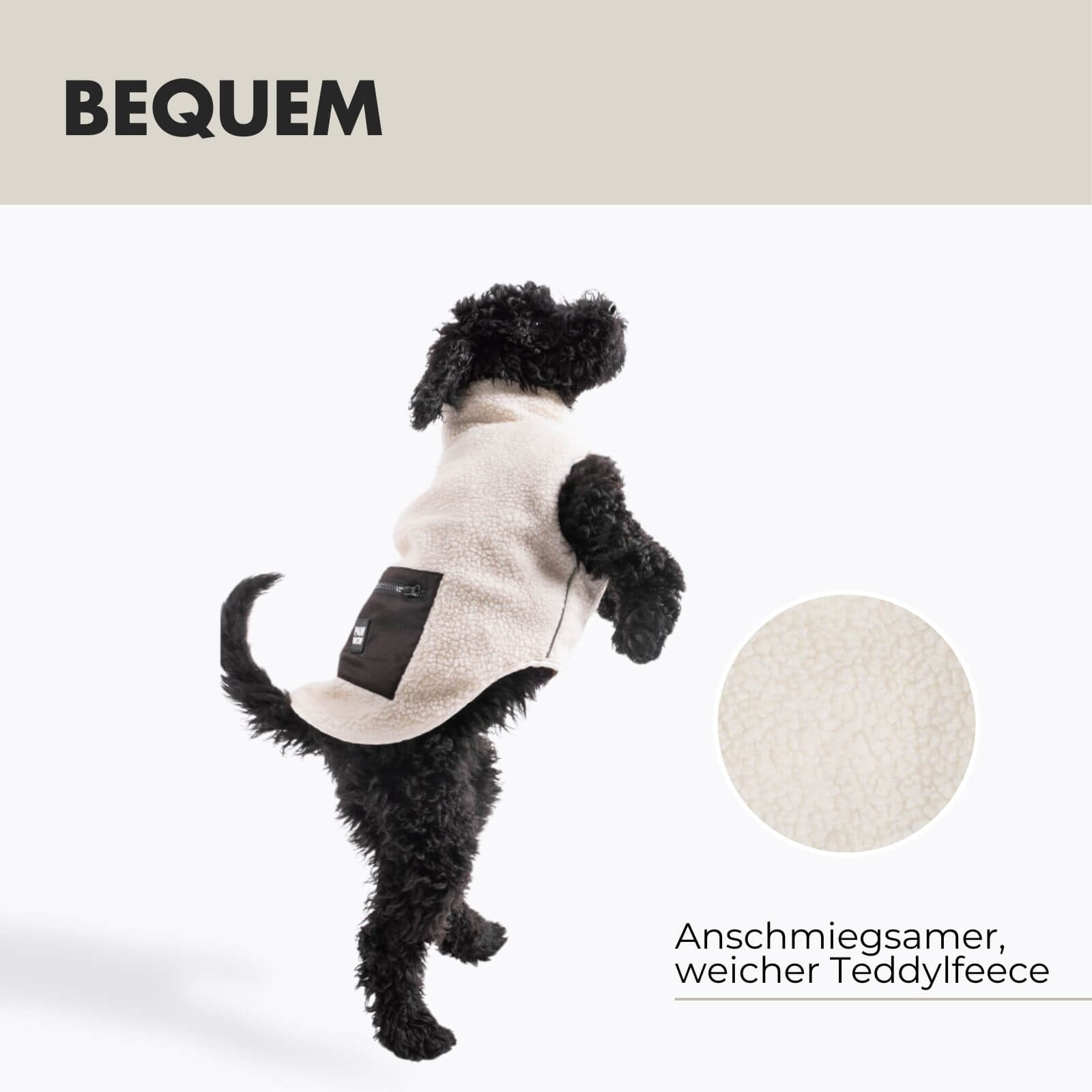 Hundejacke MIKA Beige - paw-wow