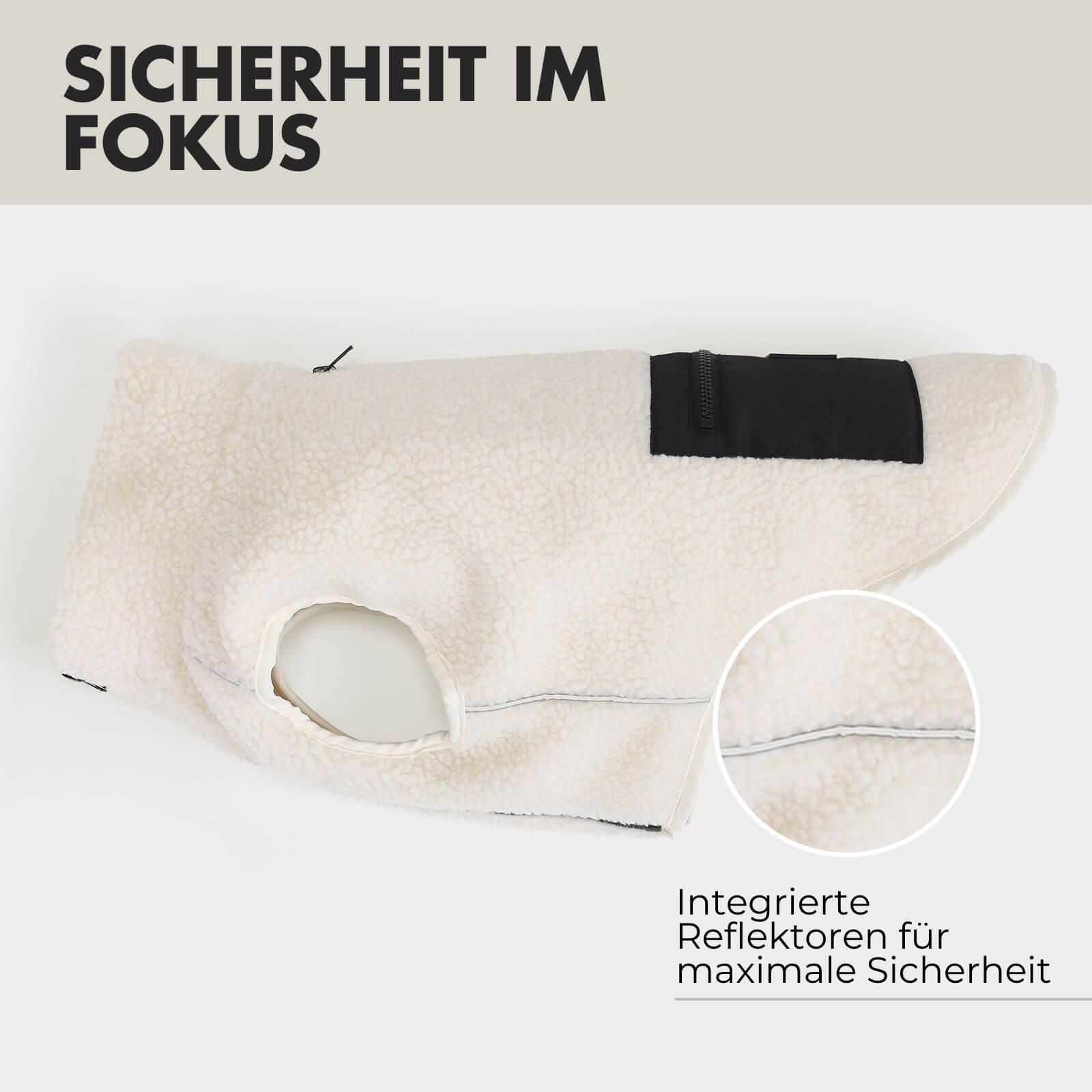 Hundejacke MIKA Beige - paw-wow