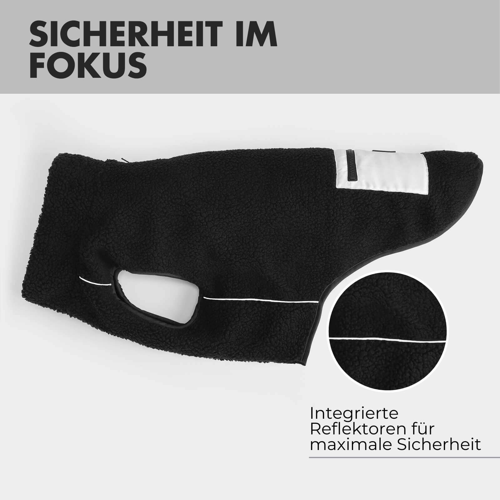 Hundejacke MIKA Schwarz - paw-wow