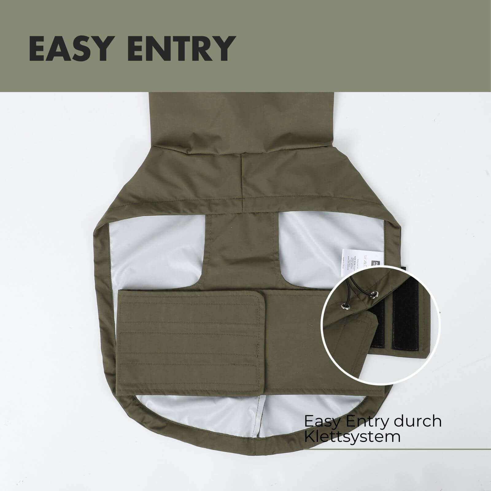 Hunderegenmantel OSKAR Olive - paw-wow