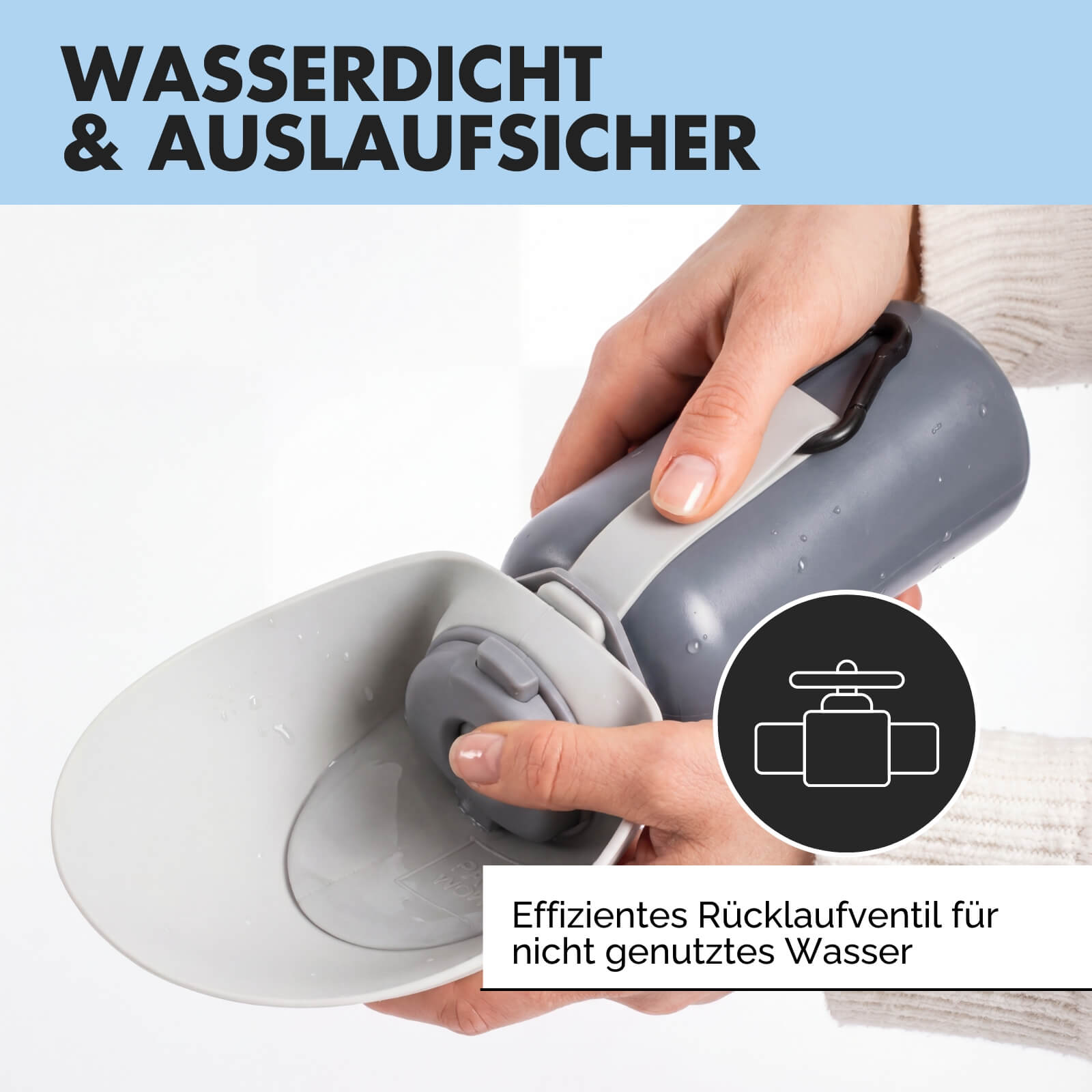 Trinkflasche für Hunde PAUL 800ml