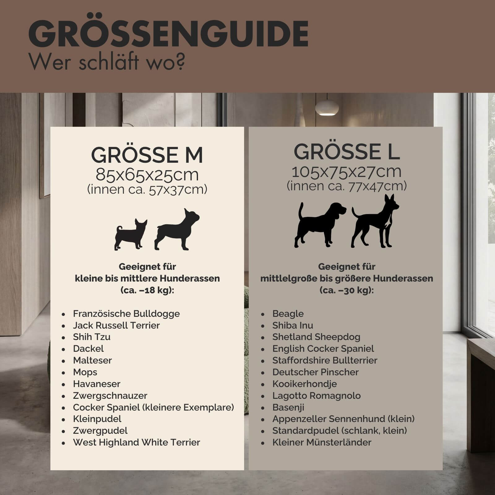 Hundebett SVEN Teddy Braun - paw-wow