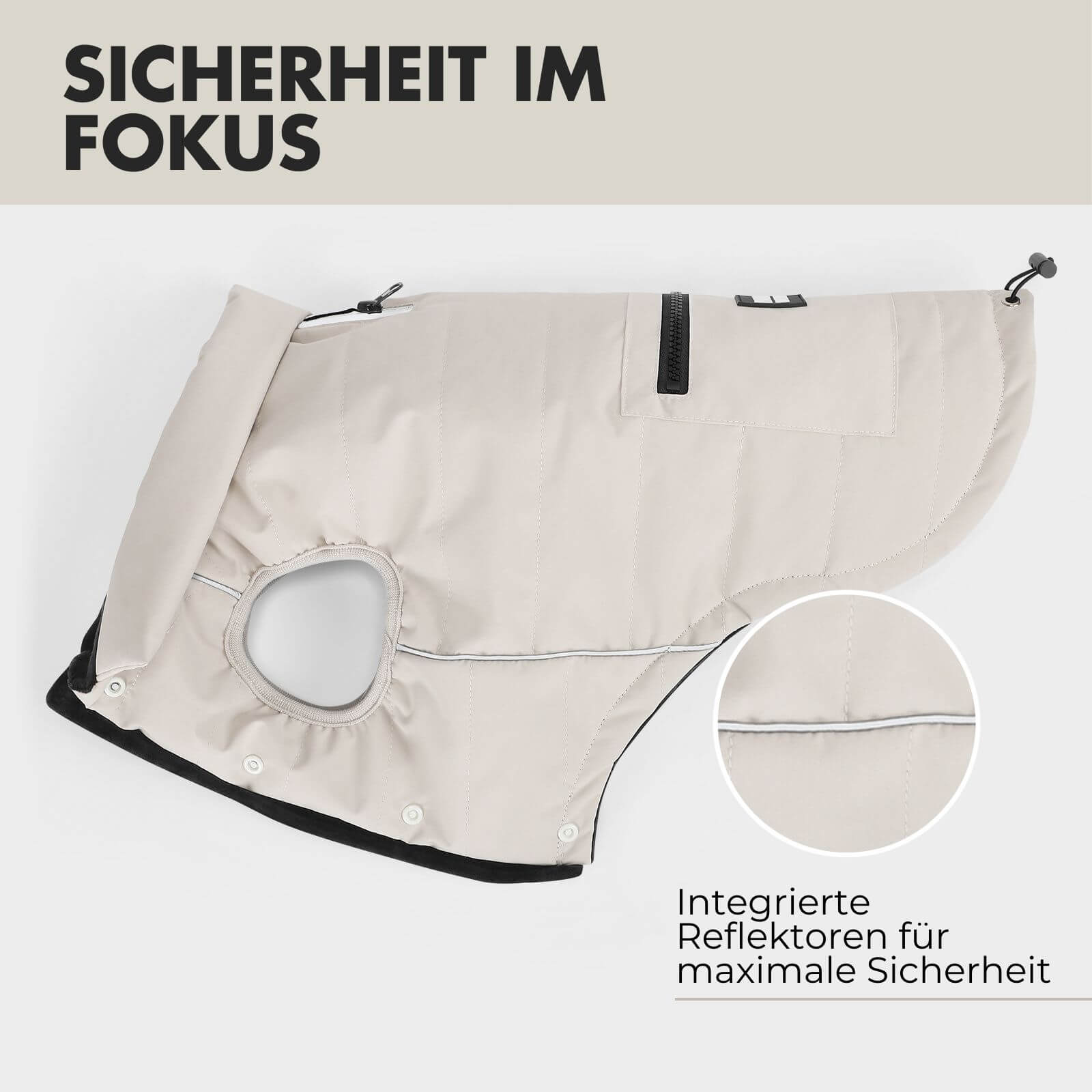 Hundejacke TONI Beige - paw-wow