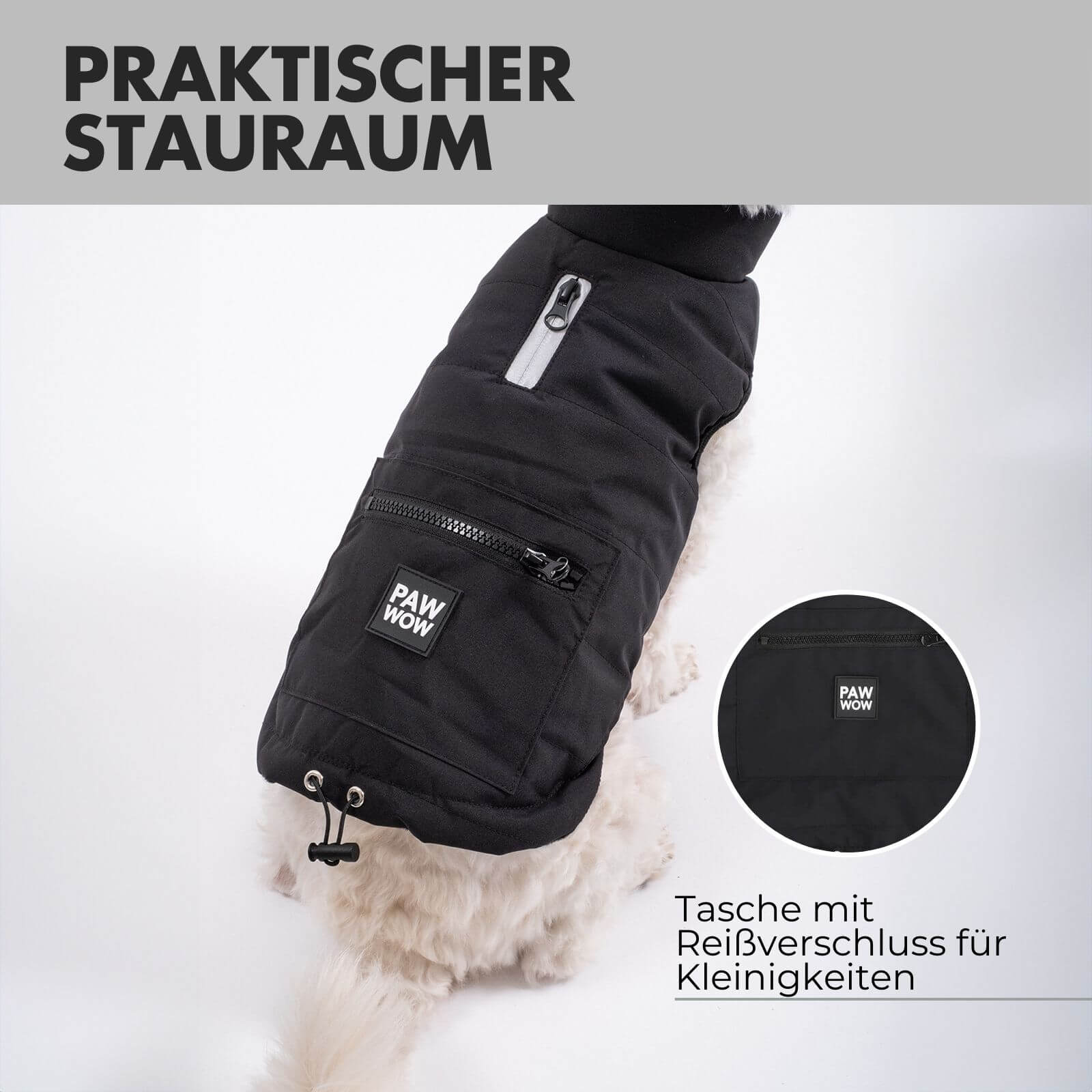 Hundejacke TONI Schwarz - paw-wow
