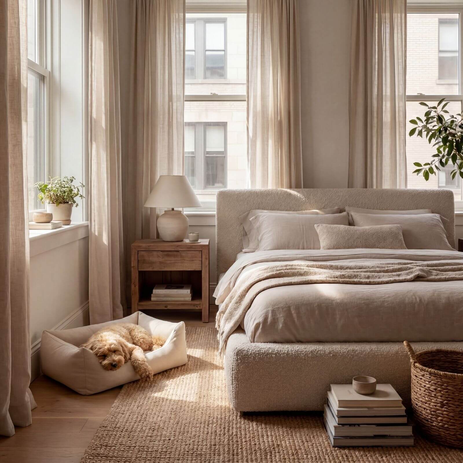 Lit pour chien EMMA Beige