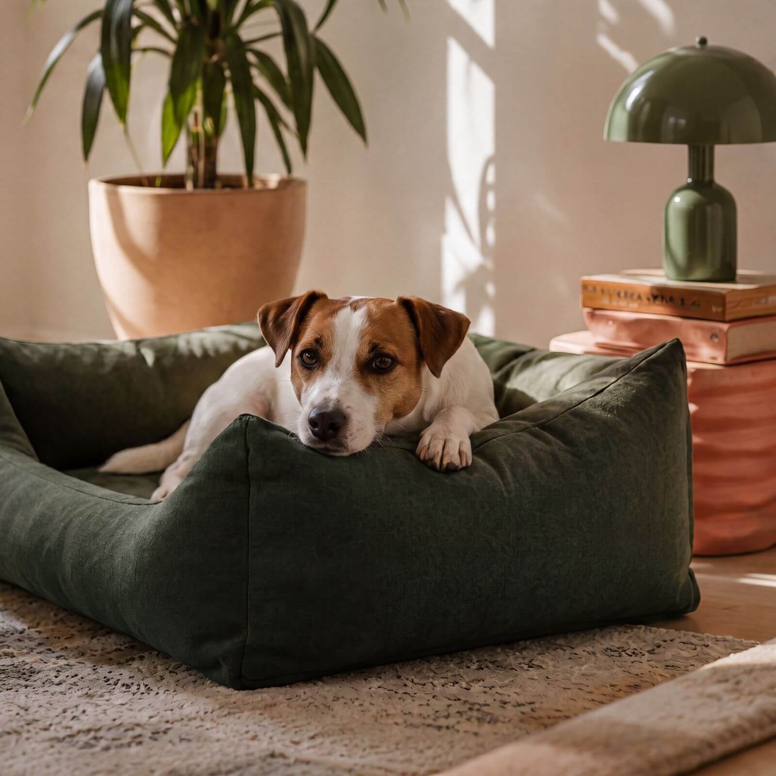 Panier pour chien EMMA Olive