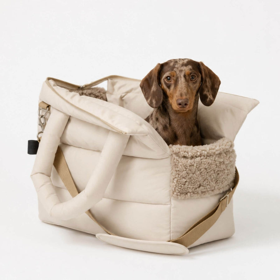 Hundetragetasche SARA in Beige