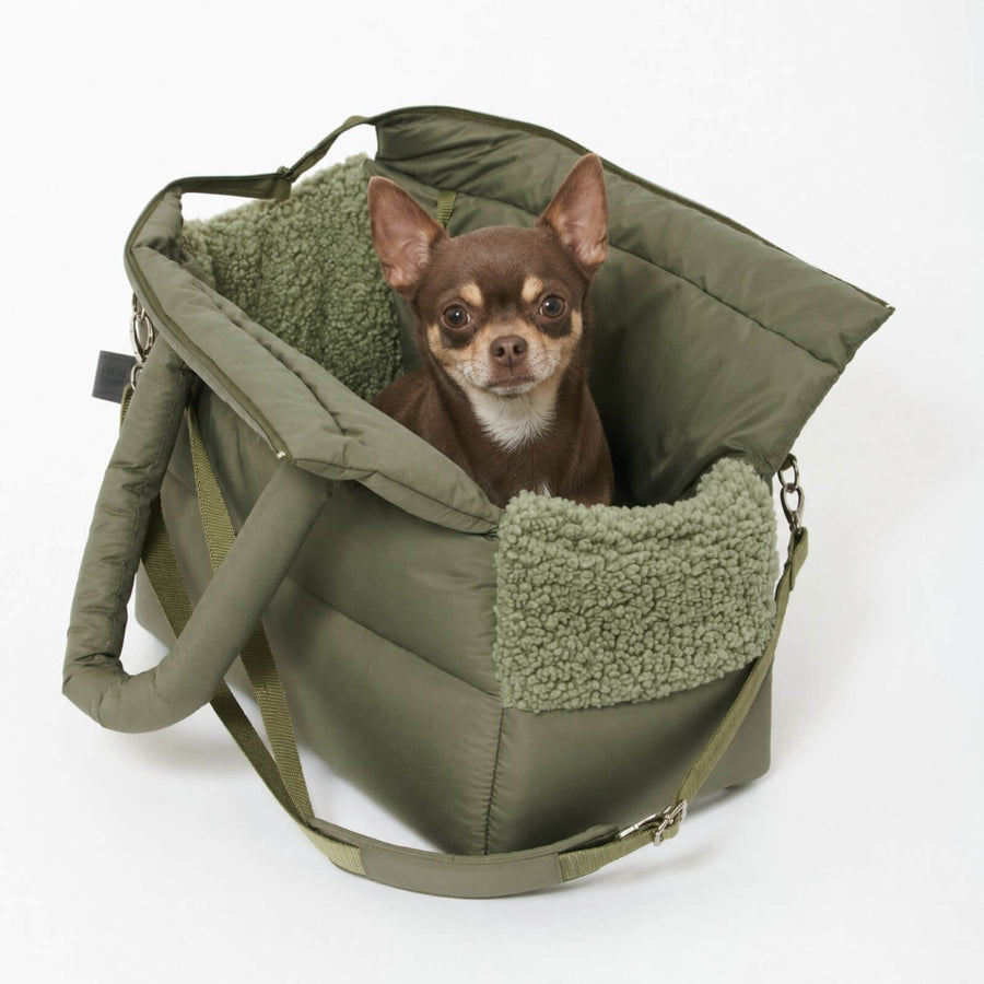 Hundetragetasche SARA in Olive