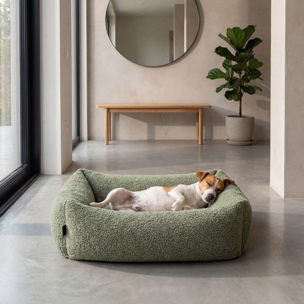 Hundebett SVEN Teddy Olive - paw-wow