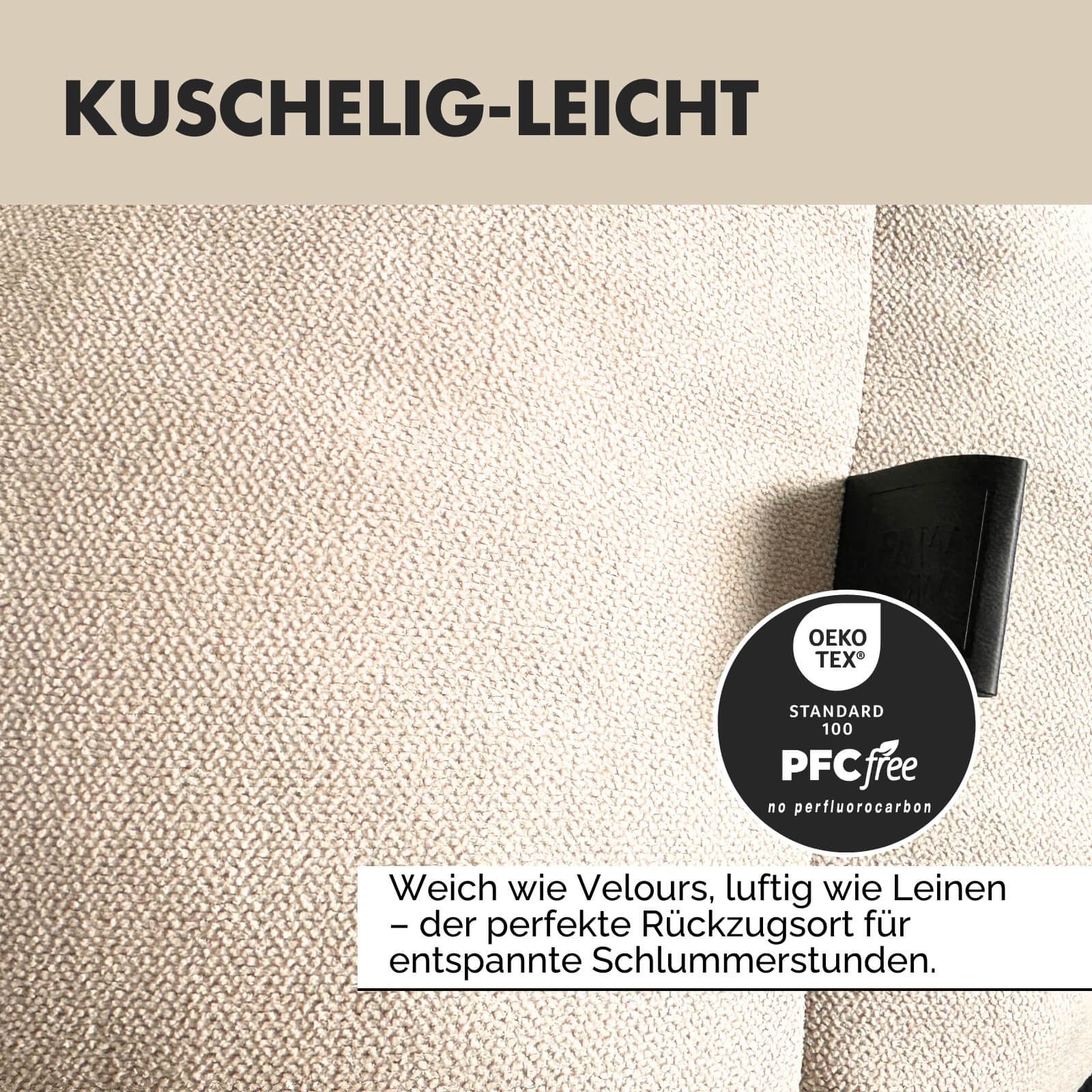 Hundebett EMMA Beige - paw-wow