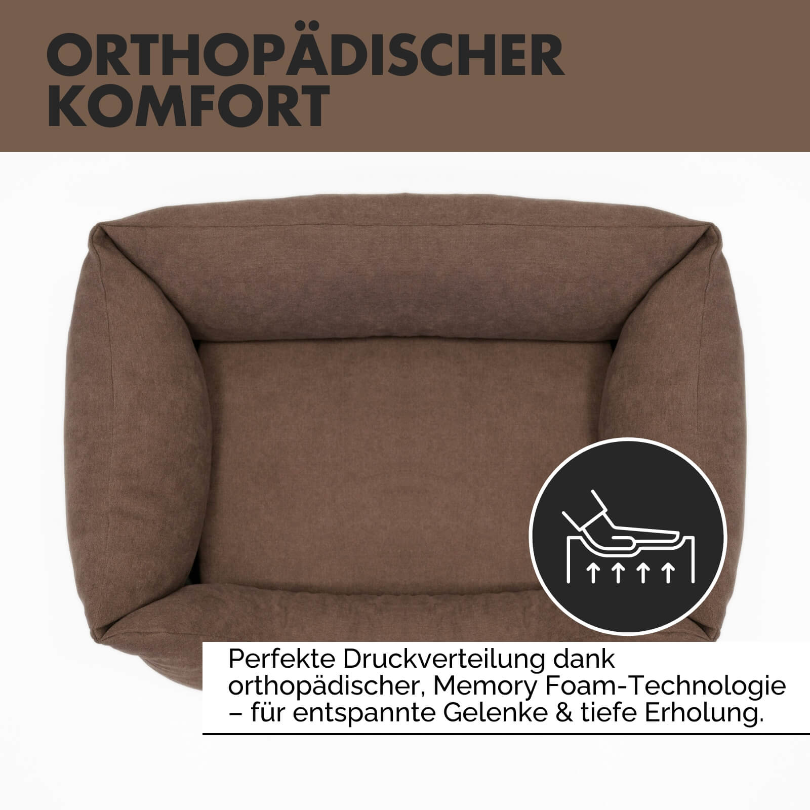 Hundebett EMMA Braun - paw-wow