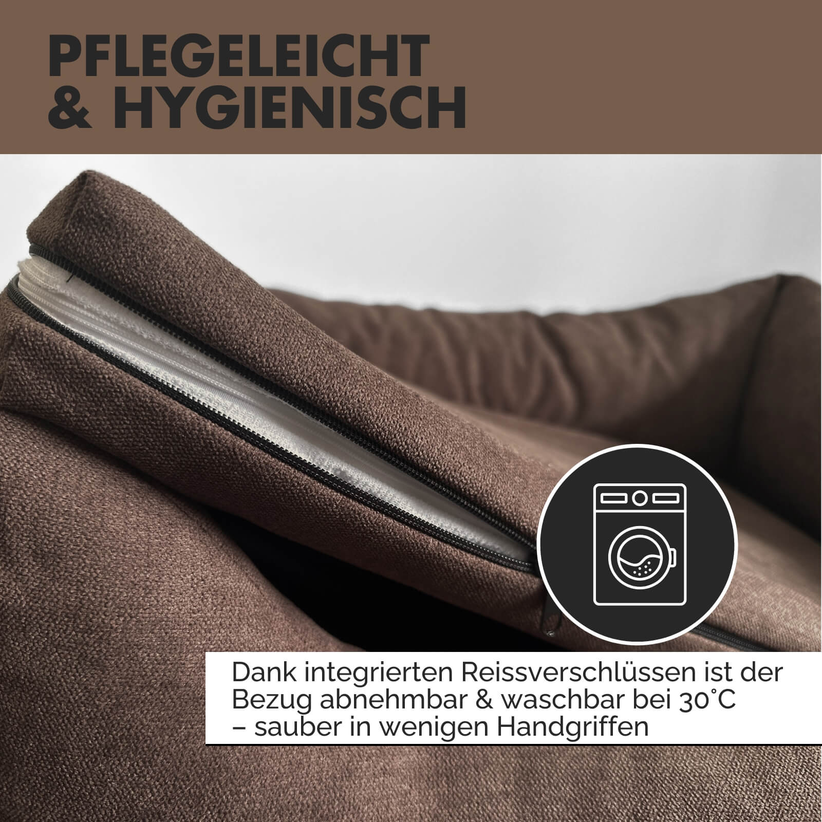 Hundebett EMMA Braun - paw-wow