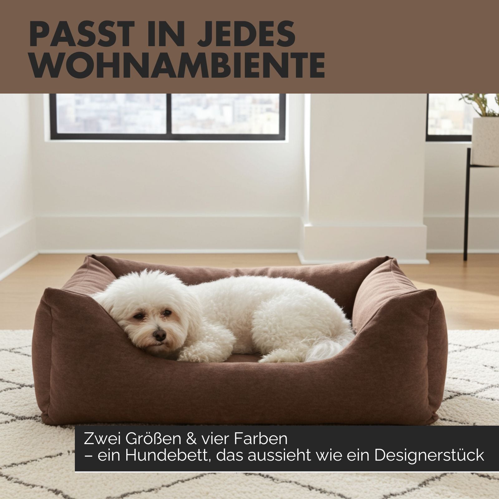 Hundebett EMMA Braun - paw-wow