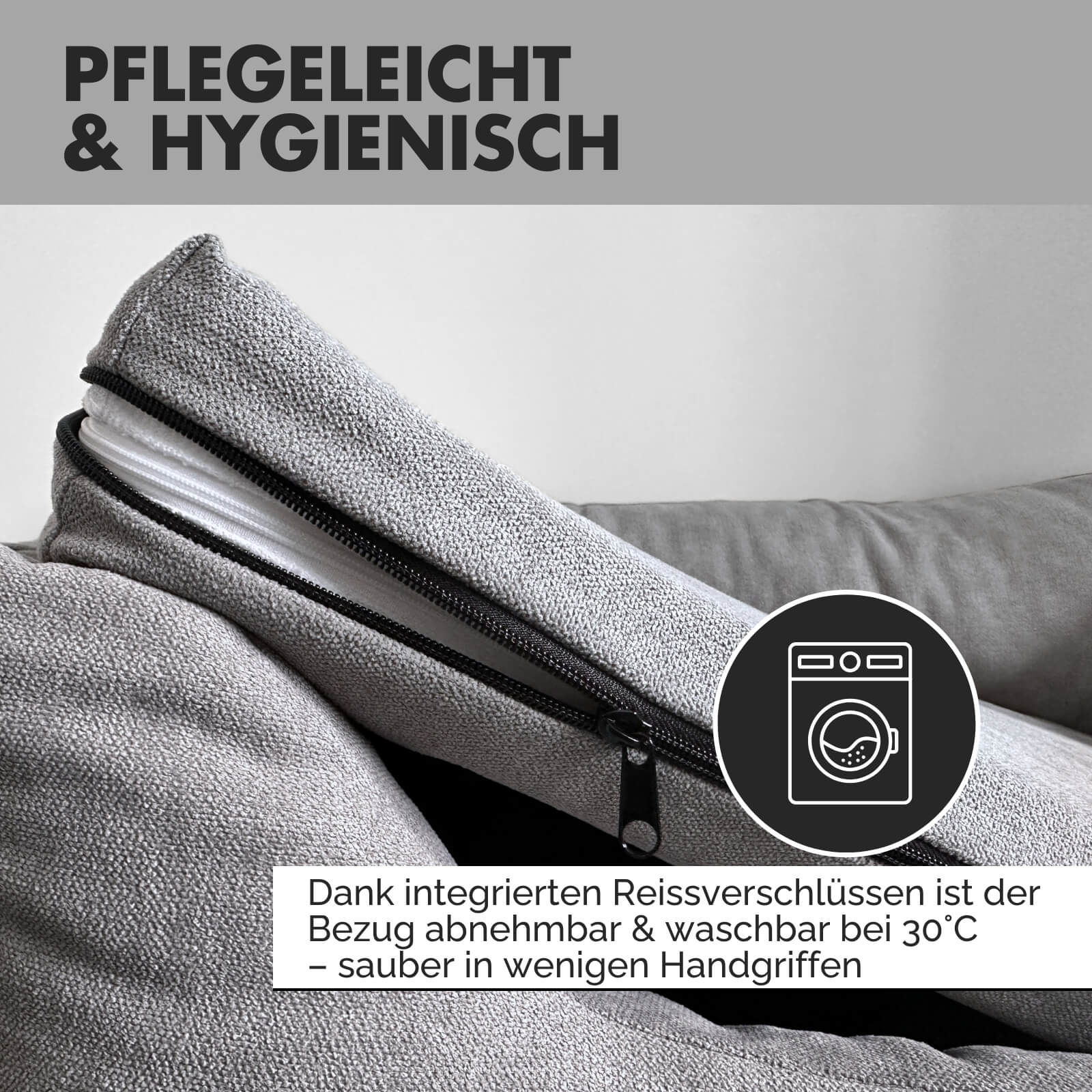 Hundebett EMMA Grau - paw-wow