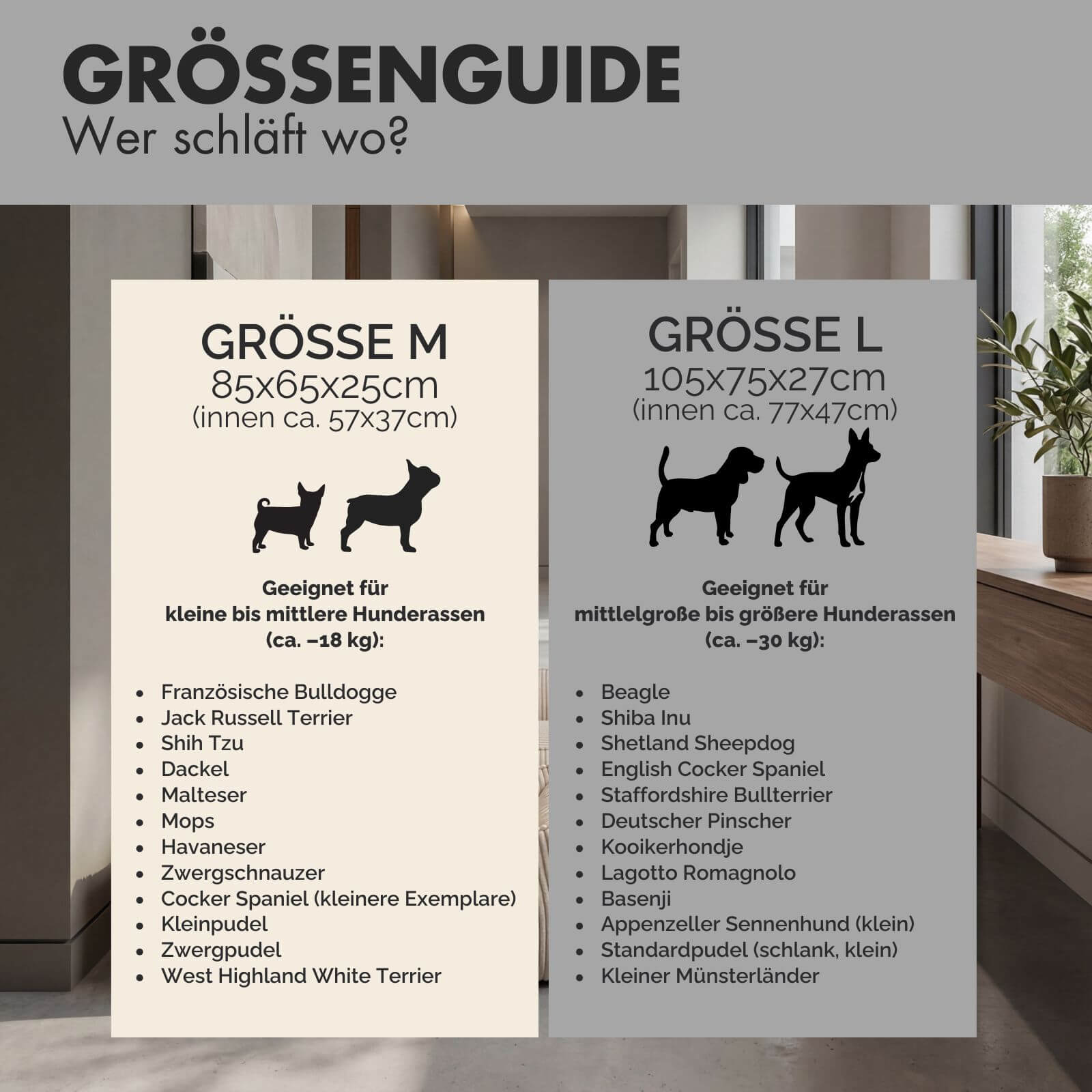 Hundebett EMMA Grau - paw-wow