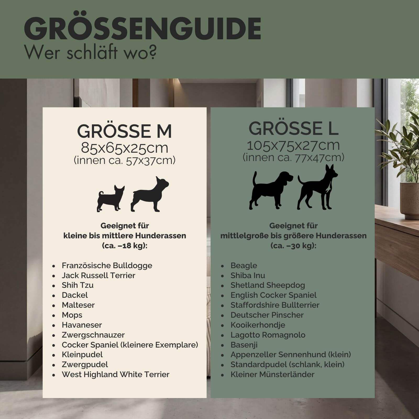 Hundebett EMMA Olive - paw-wow