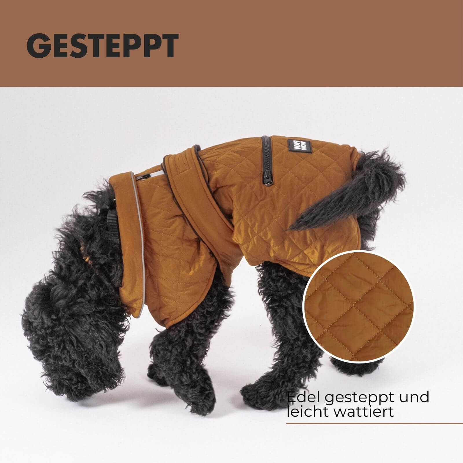Hundejacke FRITZ Braun - paw-wow
