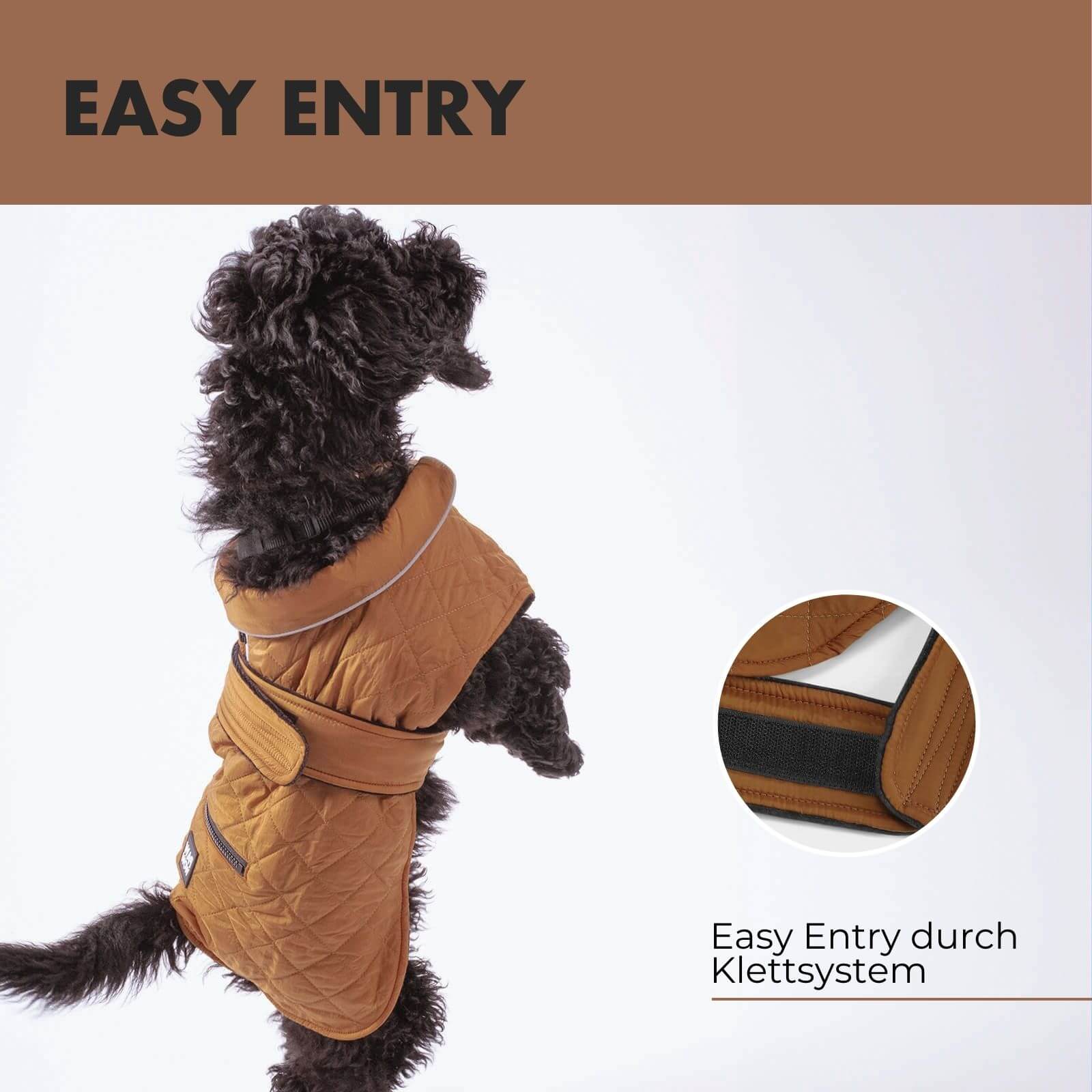 Hundejacke FRITZ Braun - paw-wow