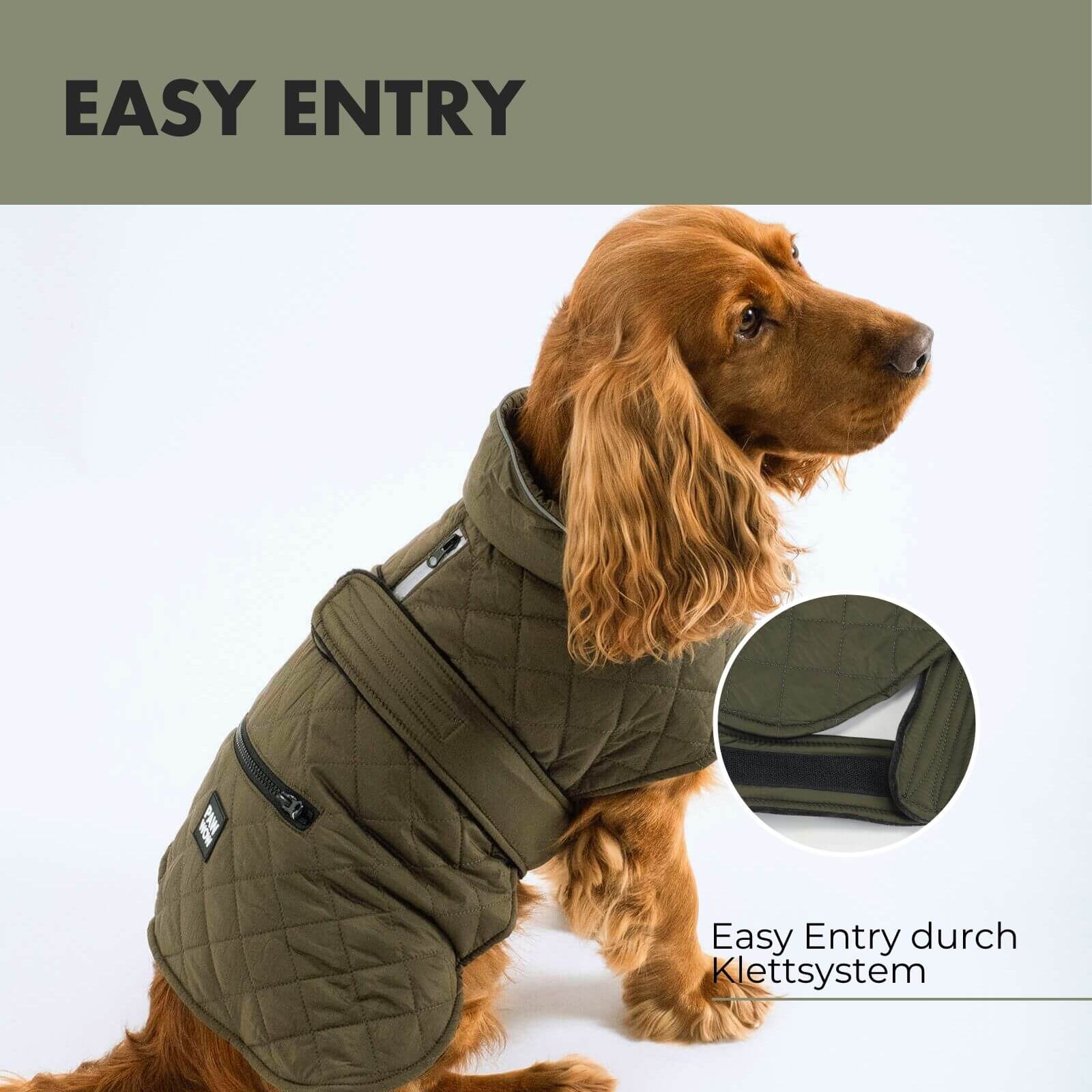 Hundejacke FRITZ Olive - paw-wow