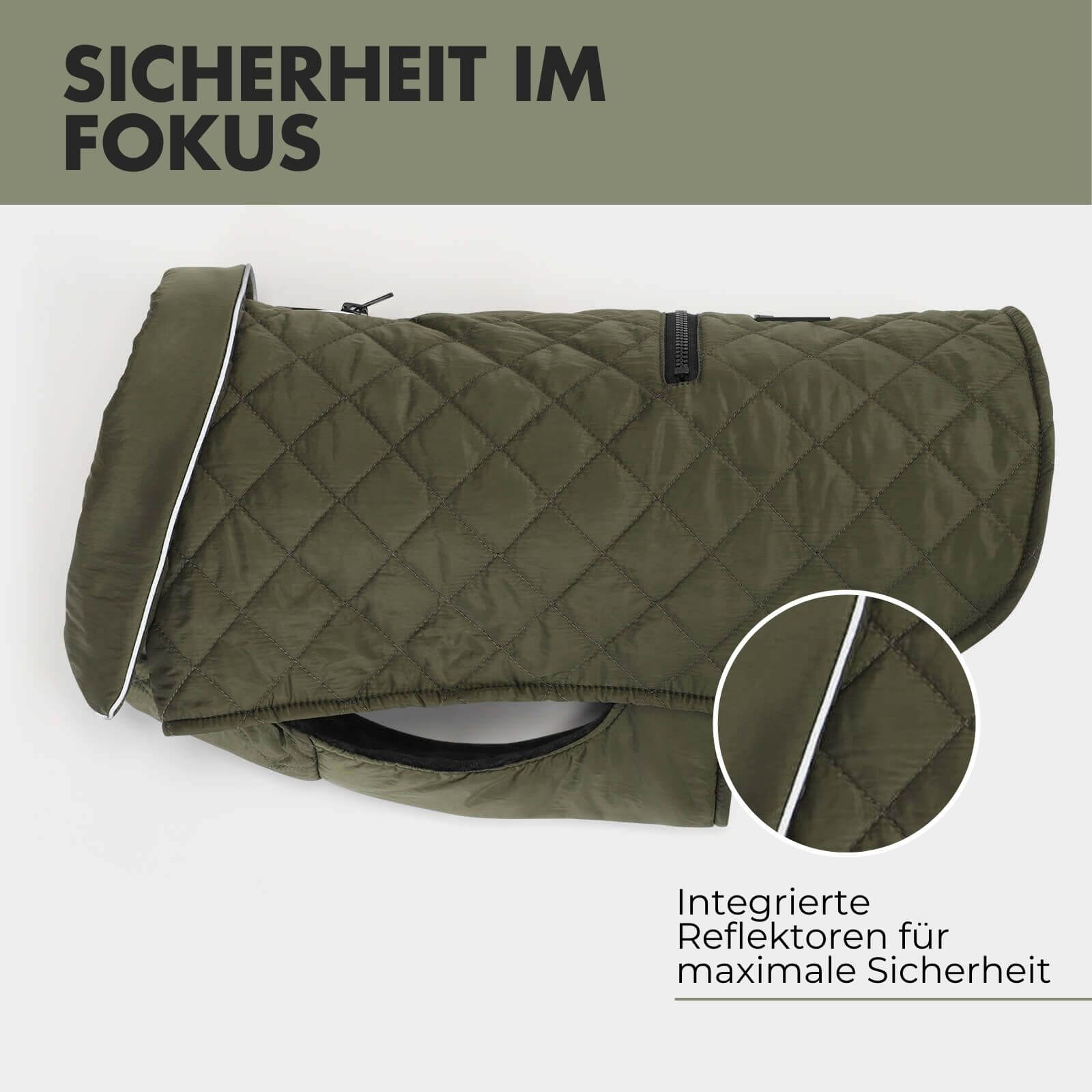 Hundejacke FRITZ Olive - paw-wow