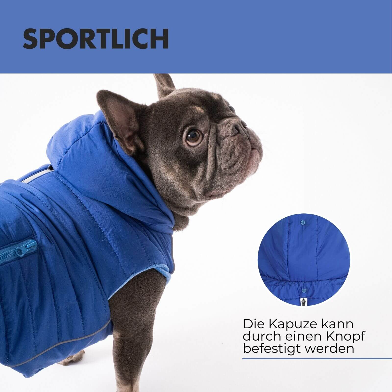 Hundejacke IMMI Blau - paw-wow