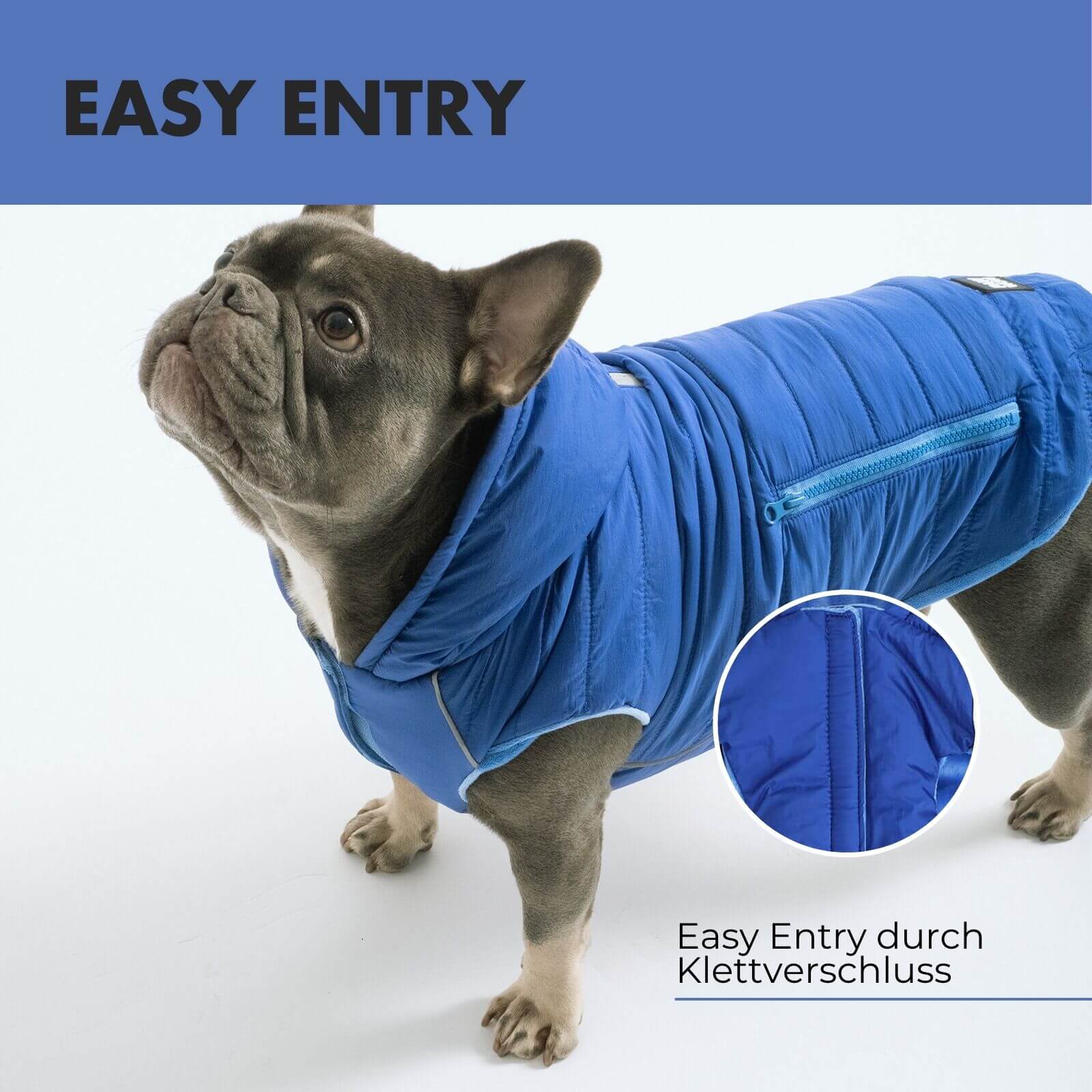 Hundejacke IMMI Blau - paw-wow