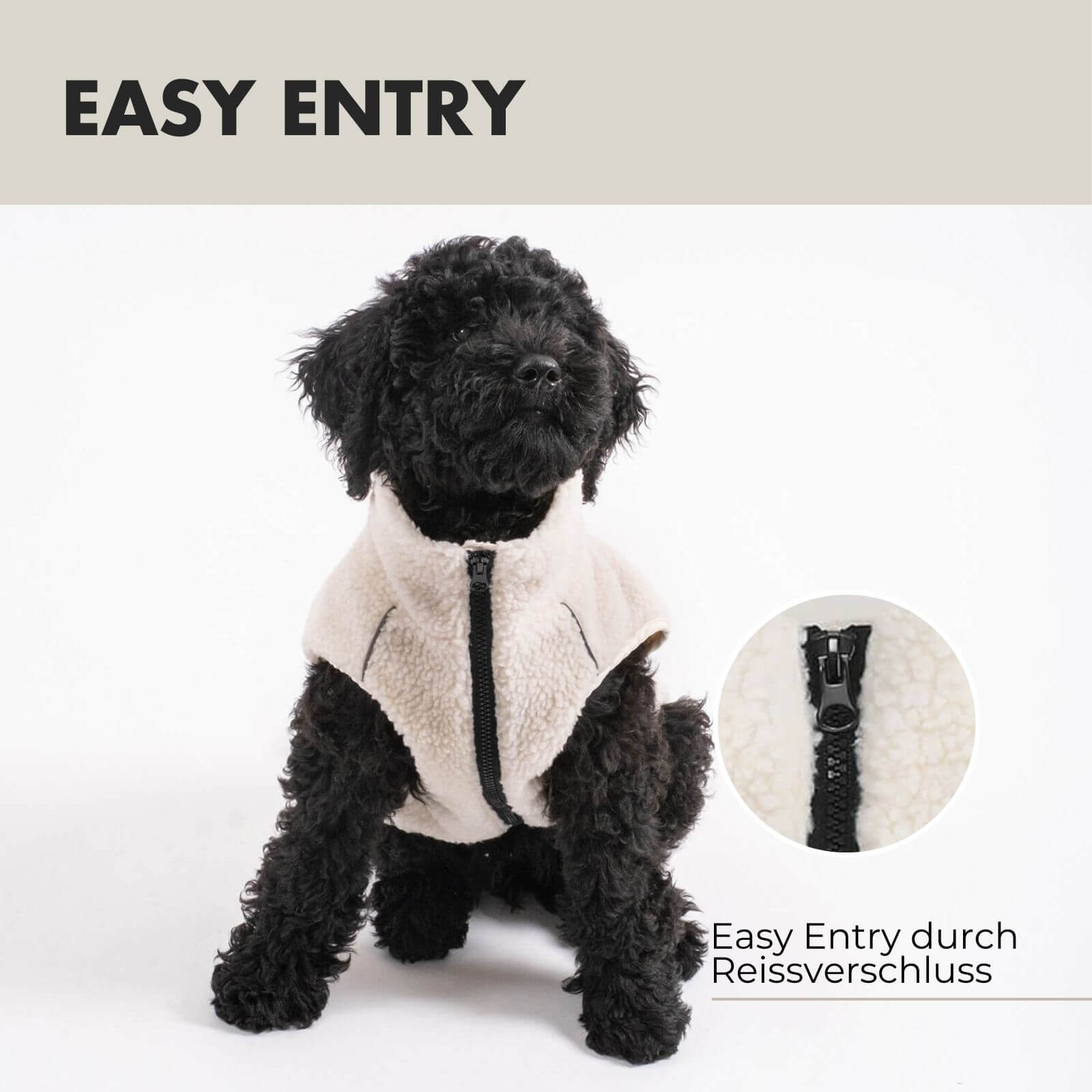 Hundejacke MIKA Beige - paw-wow